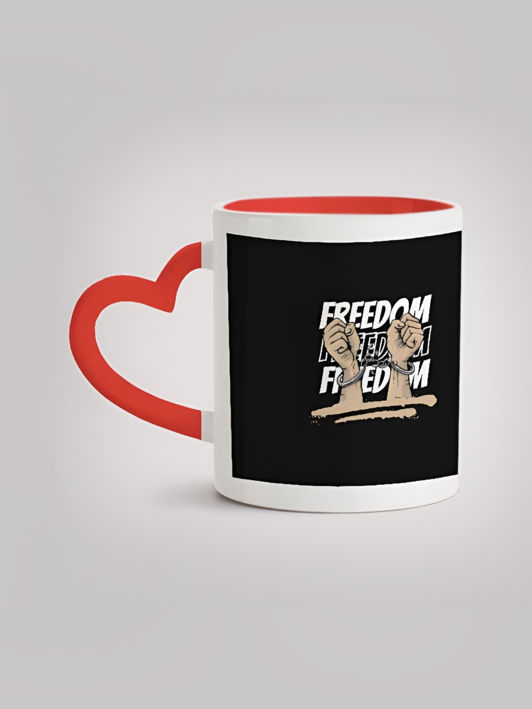 

MOTIVATE BOX White & Black Printed Ceramic Mugs 330 ml