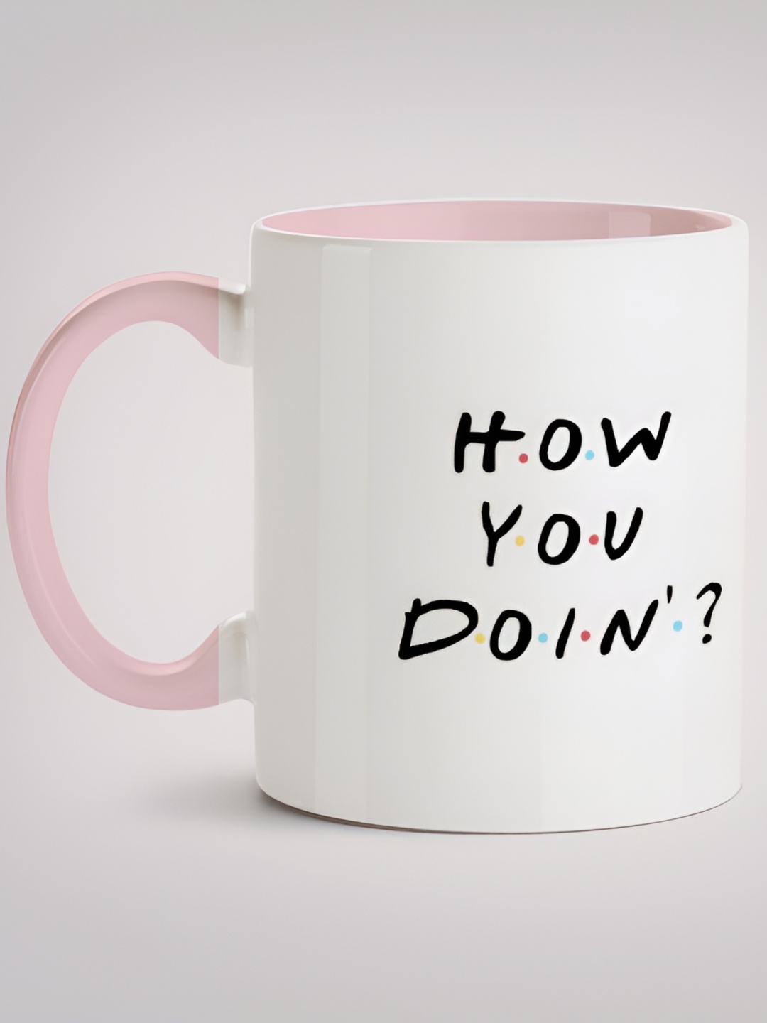 

MOTIVATE BOX White & Black Ceramic Printed Mugs 330 ml