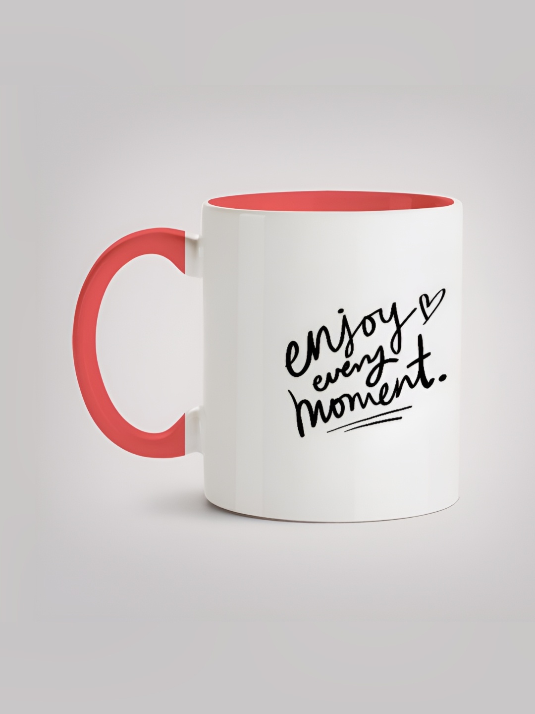 

MOTIVATE BOX White & Black Printed Glossy Ceramic Mugs 330 ml