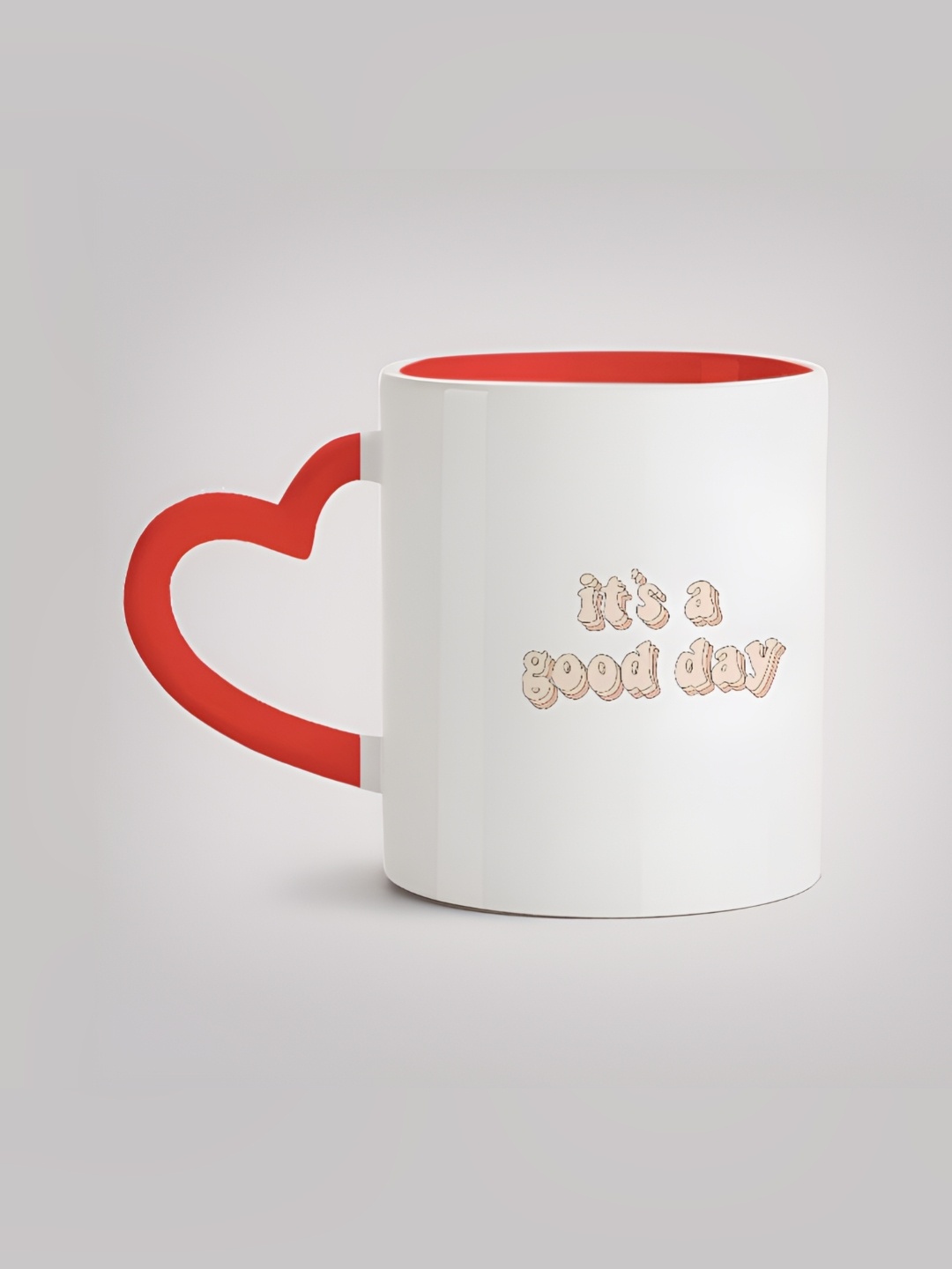 

MOTIVATE BOX Red & White Text or Slogans Printed Ceramic Glossy Mugs 330 ml