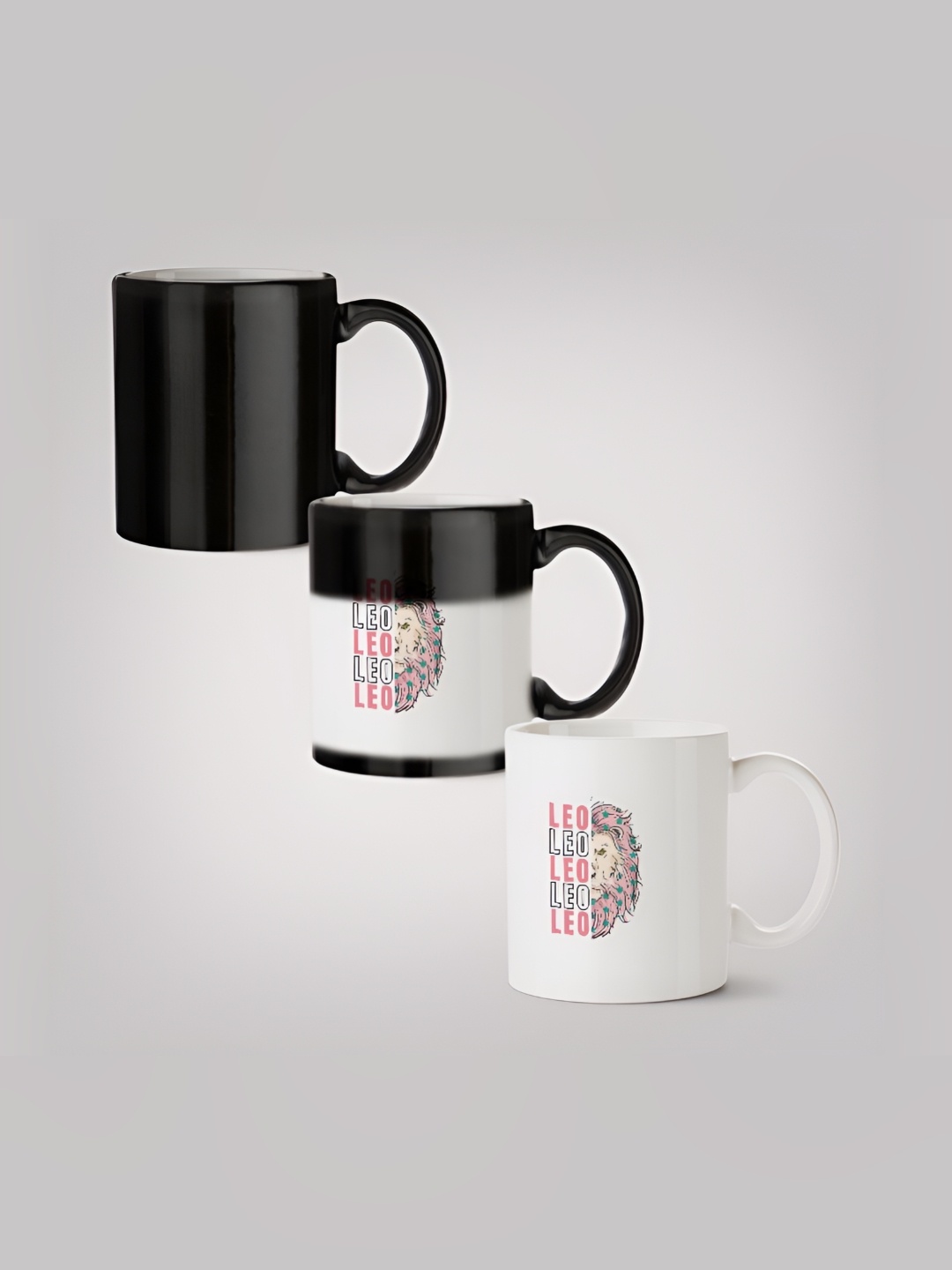

MOTIVATE BOX White & Black Printed Ceramic Microwave Safe Glossy Finished Mug 330 ml