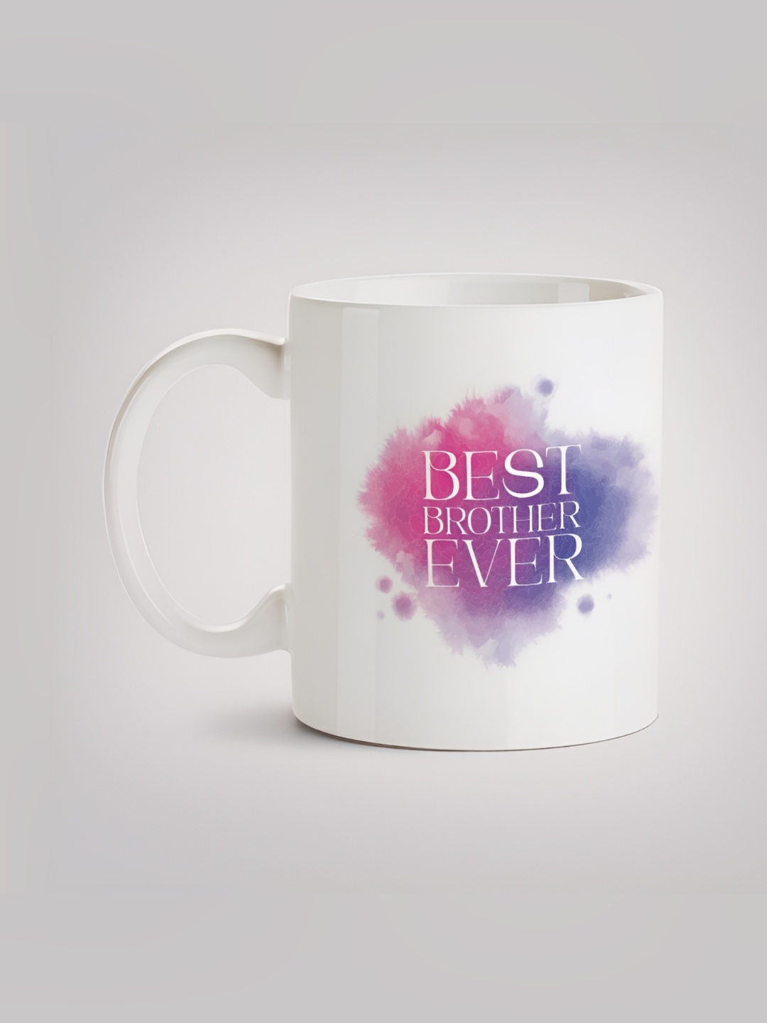 

MOTIVATE BOX White & Blue Printed Ceramic Glossy Mug 330 ml