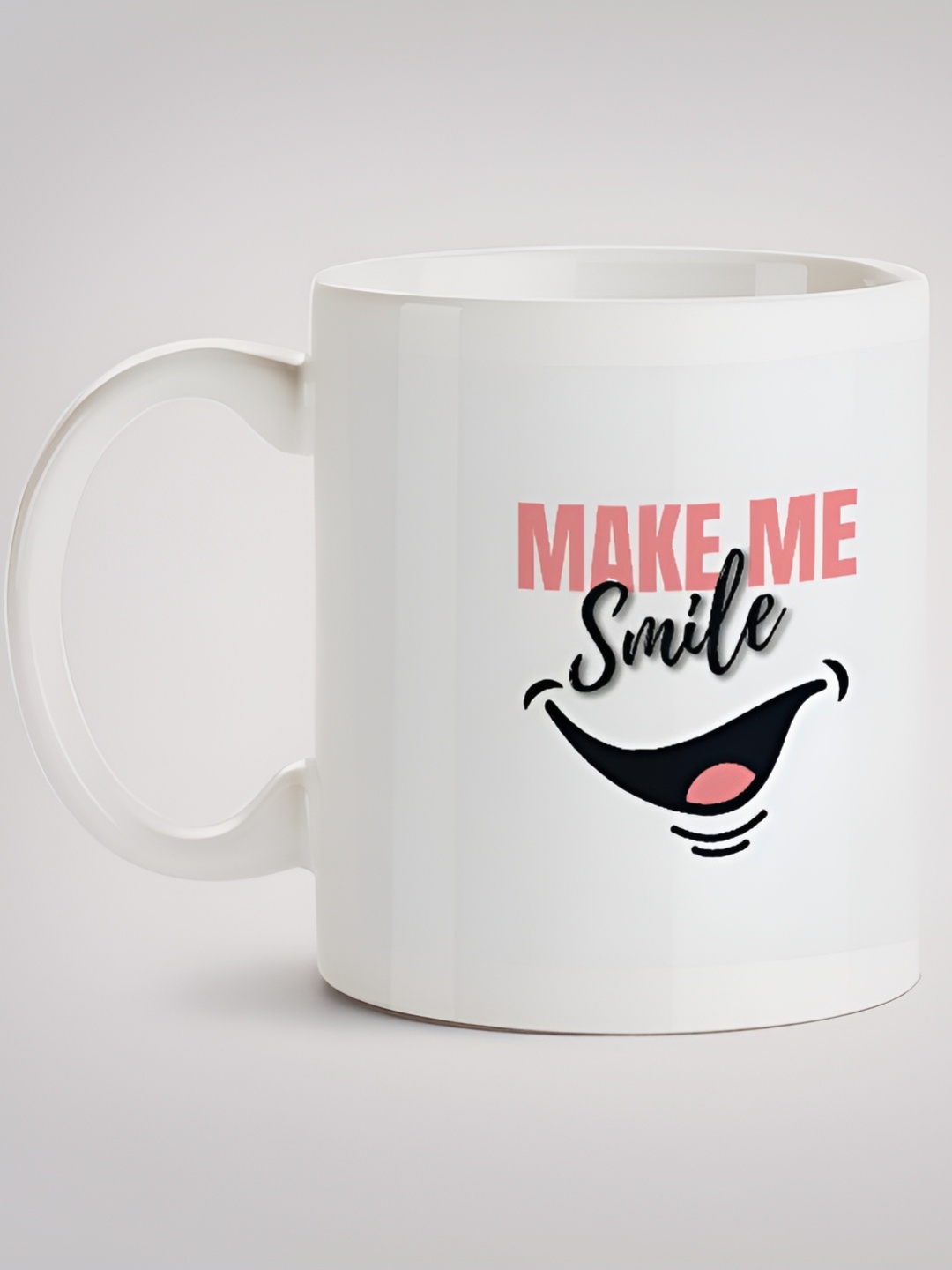 

MOTIVATE BOX White & Black Typography Printed Microwave Safe Ceramic Mug 330 ml