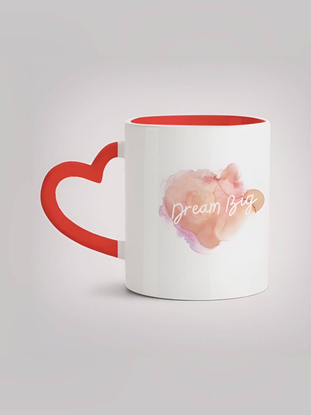 

MOTIVATE BOX White & Red Printed Ceramic Glossy Mug 330ml