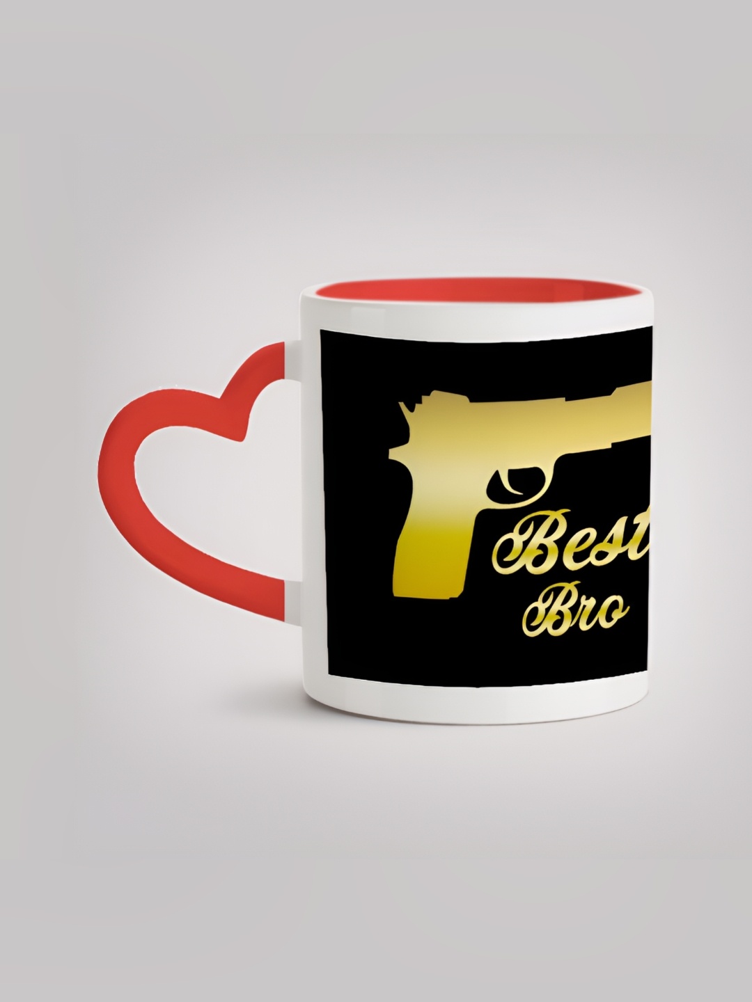 

MOTIVATE BOX Black & White Printed Ceramic Glossy Mugs 330 ml