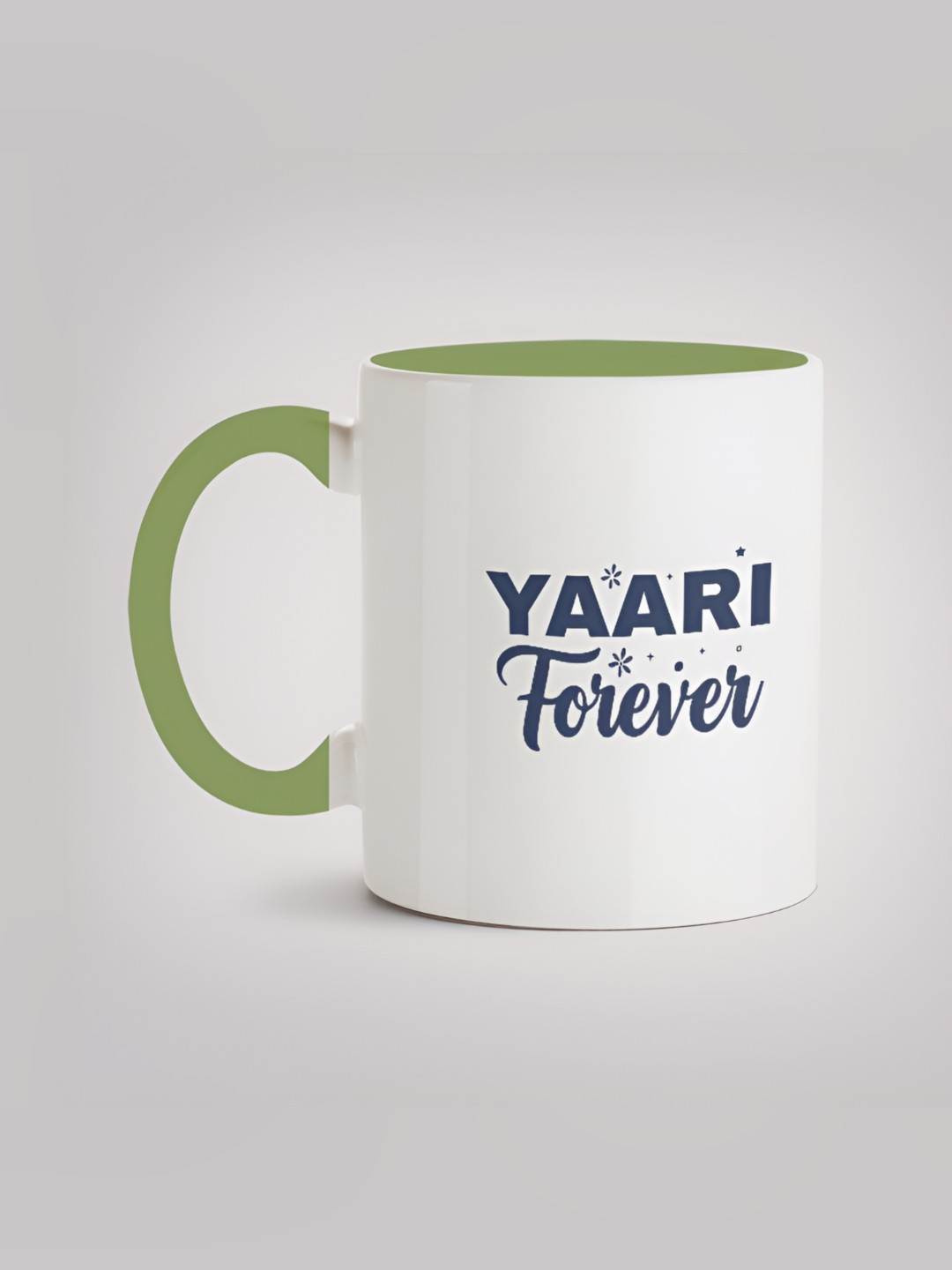 

MOTIVATE BOX Blue & White Text or Slogans Printed Ceramic Glossy Mugs 330 ml