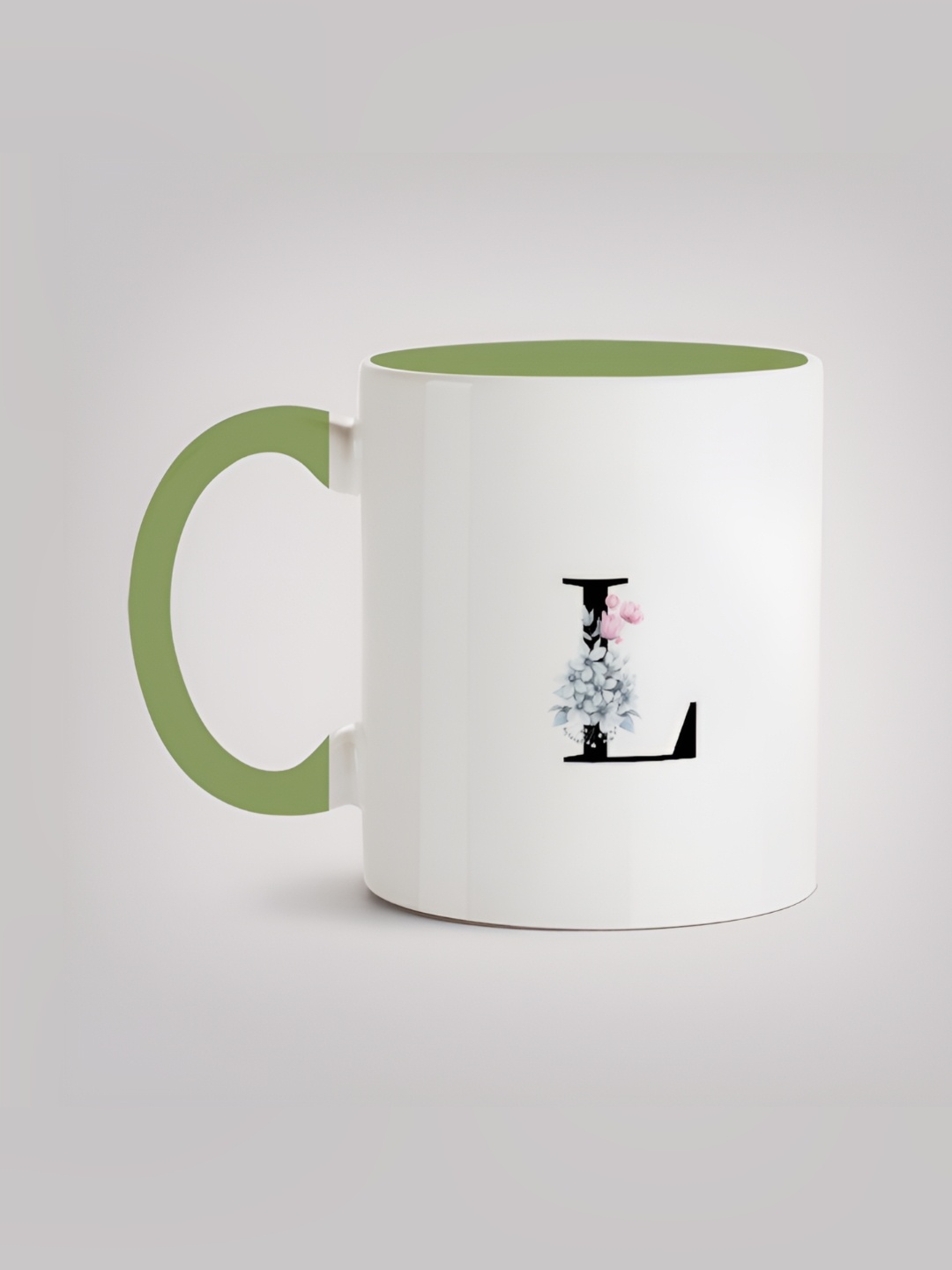 

MOTIVATE BOX White & Green Printed Ceramic Glossy Mug 330ml