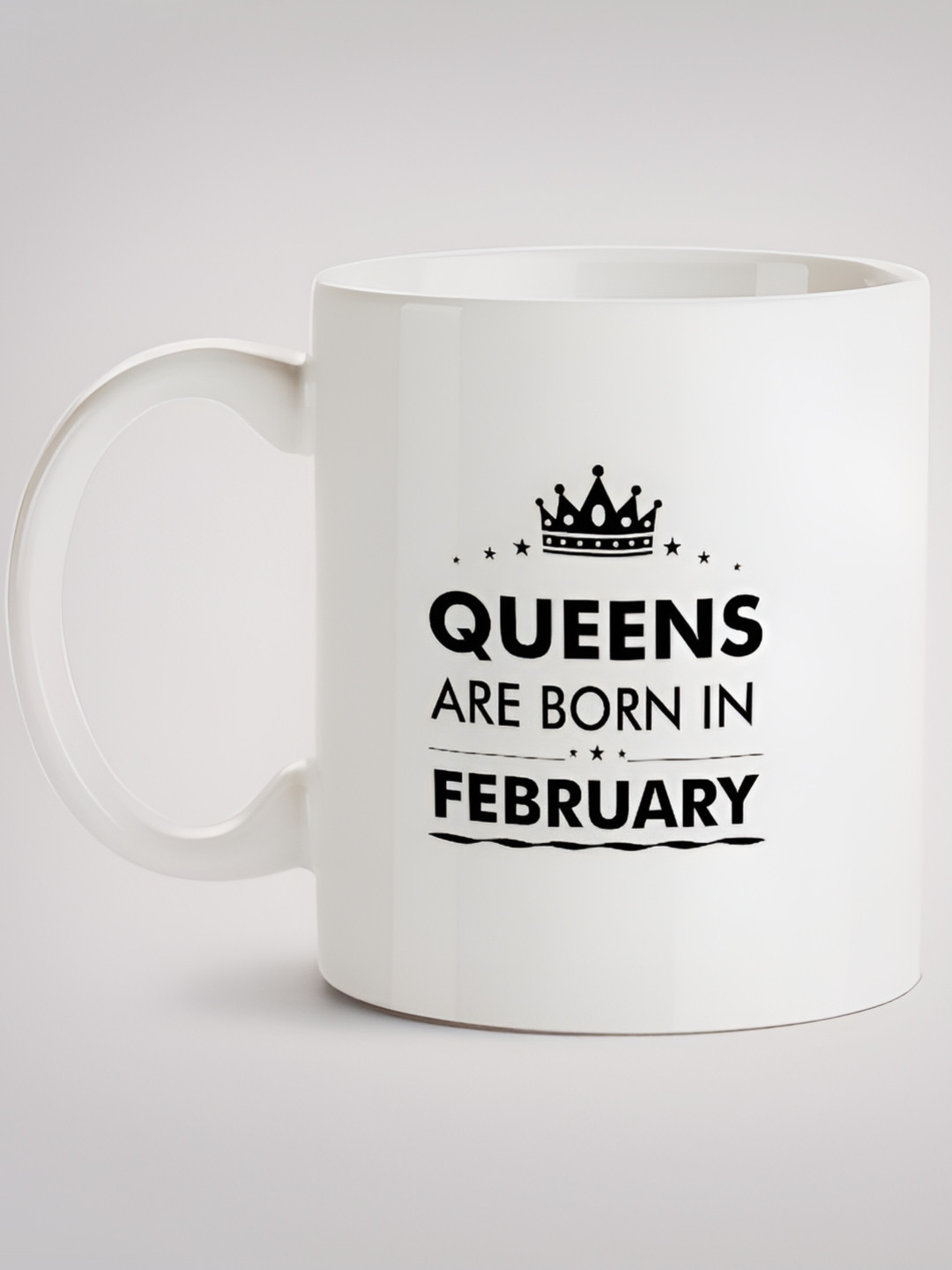 

MOTIVATE BOX Black & White Printed Printed Glossy Ceramic Mugs 330 ml
