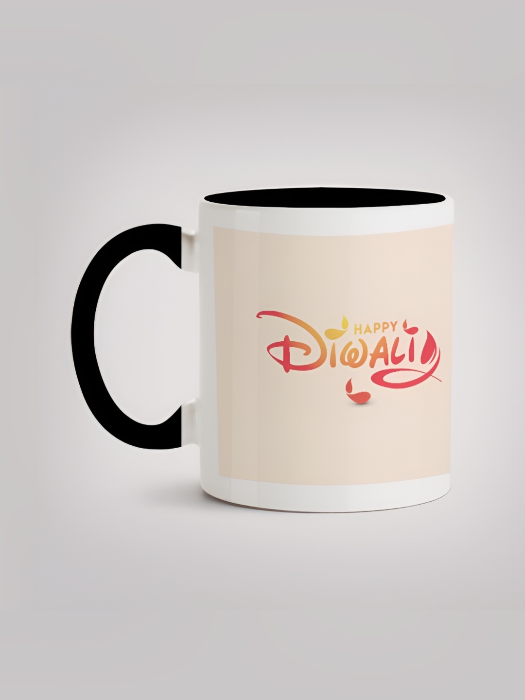 

MOTIVATE BOX White & Cream Printed Ceramic Mug 330 ml