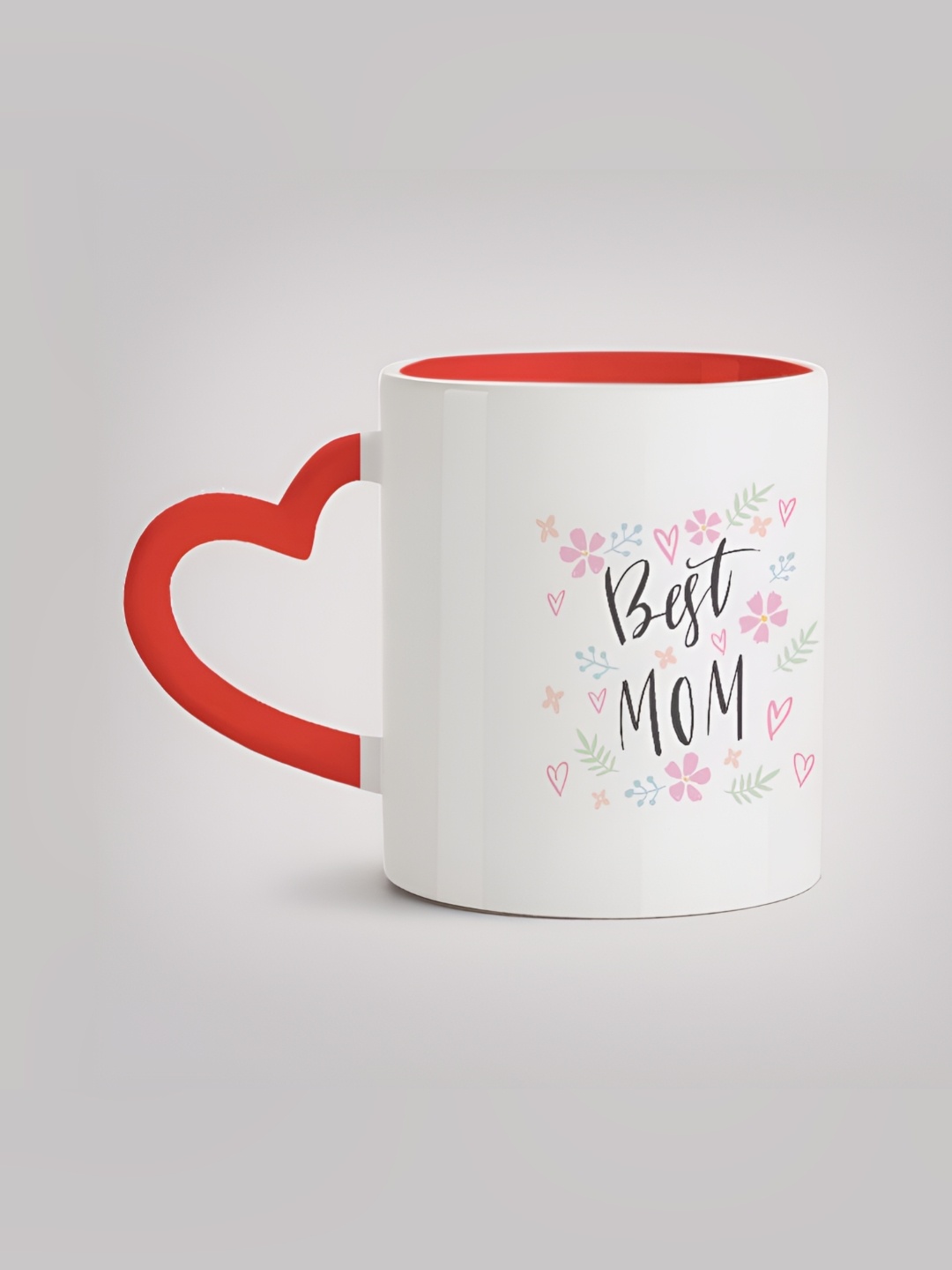 

MOTIVATE BOX White & Pink Printed Ceramic Glossy Mug 330ml