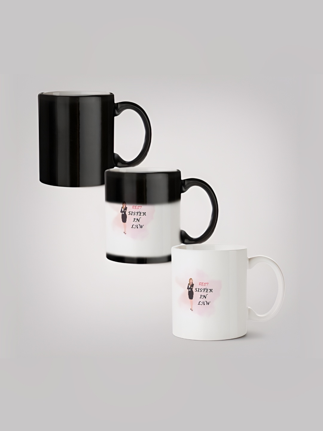 

MOTIVATE BOX White & Black Text or Slogans Printed Ceramic Glossy Mugs 330 ml