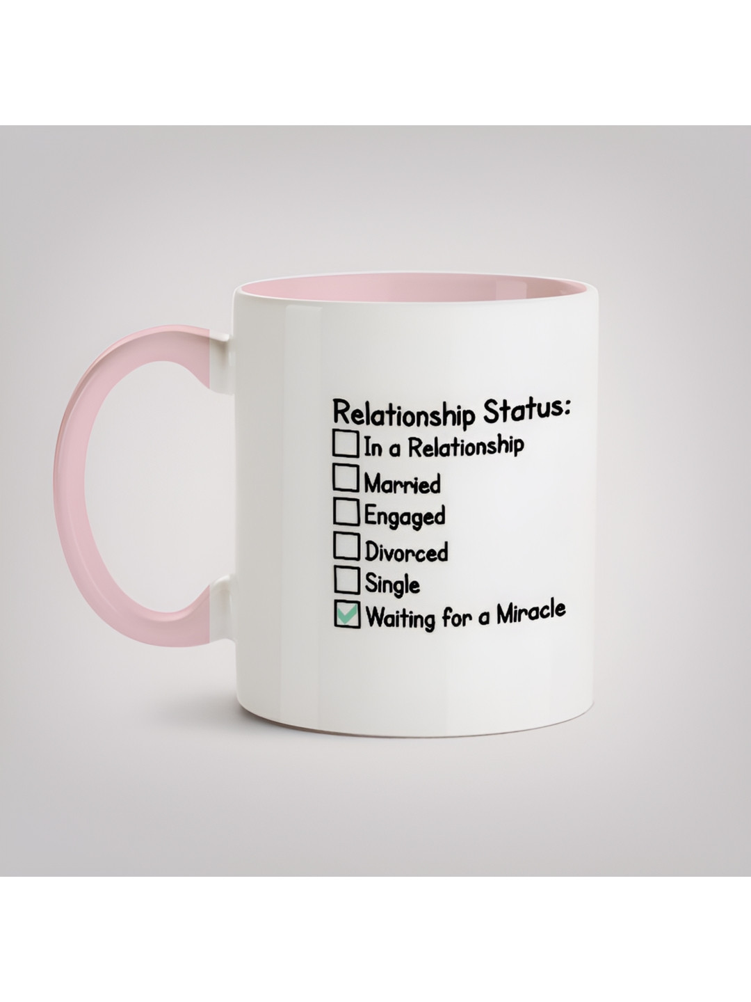 

MOTIVATE BOX Black & Pink Printed Ceramic Glossy Mug 330 ml