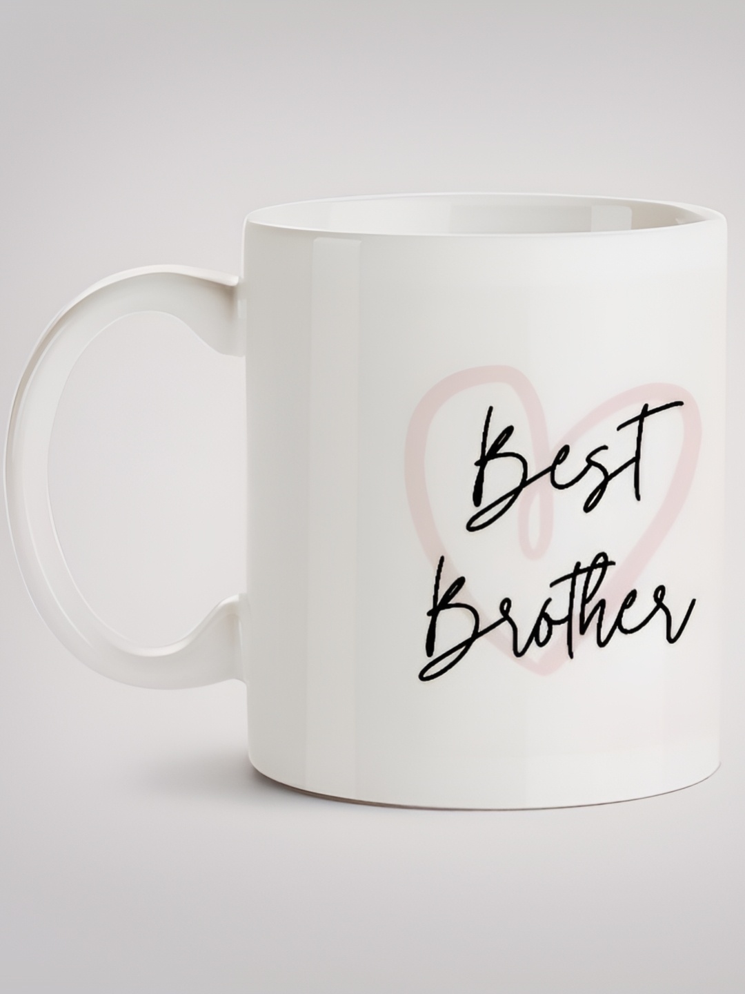 

MOTIVATE BOX White & Black Printed Glossy Ceramic Mug 330ml