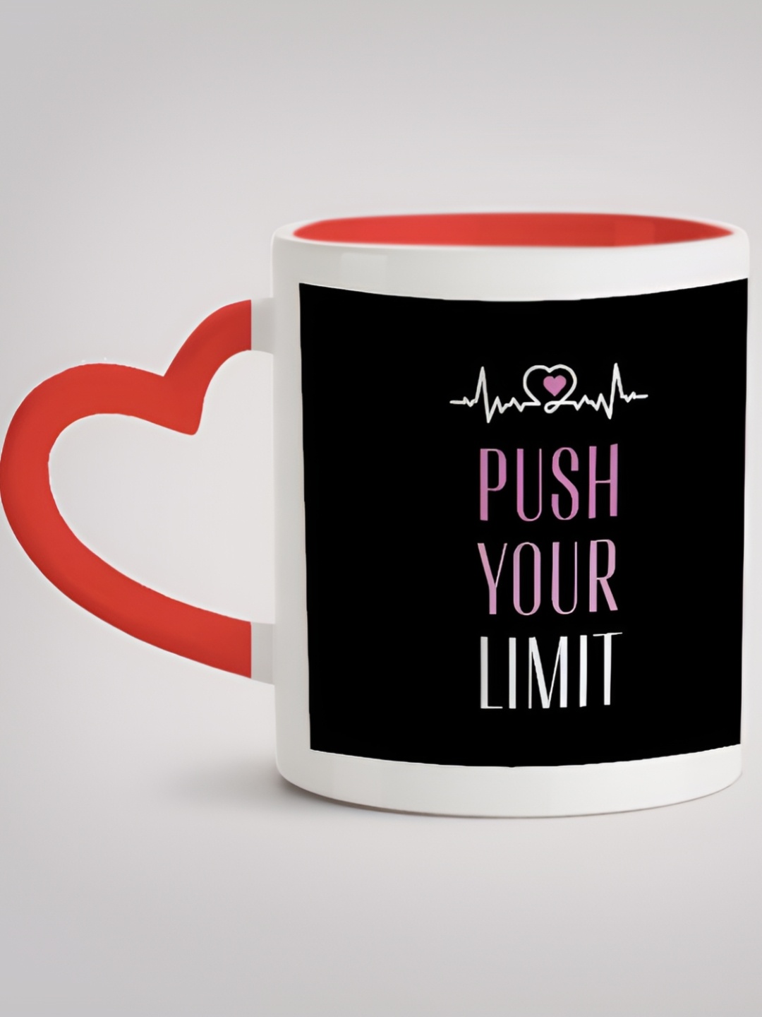 

MOTIVATE BOX Black & White Printed Ceramic Glossy Mug 330 ml