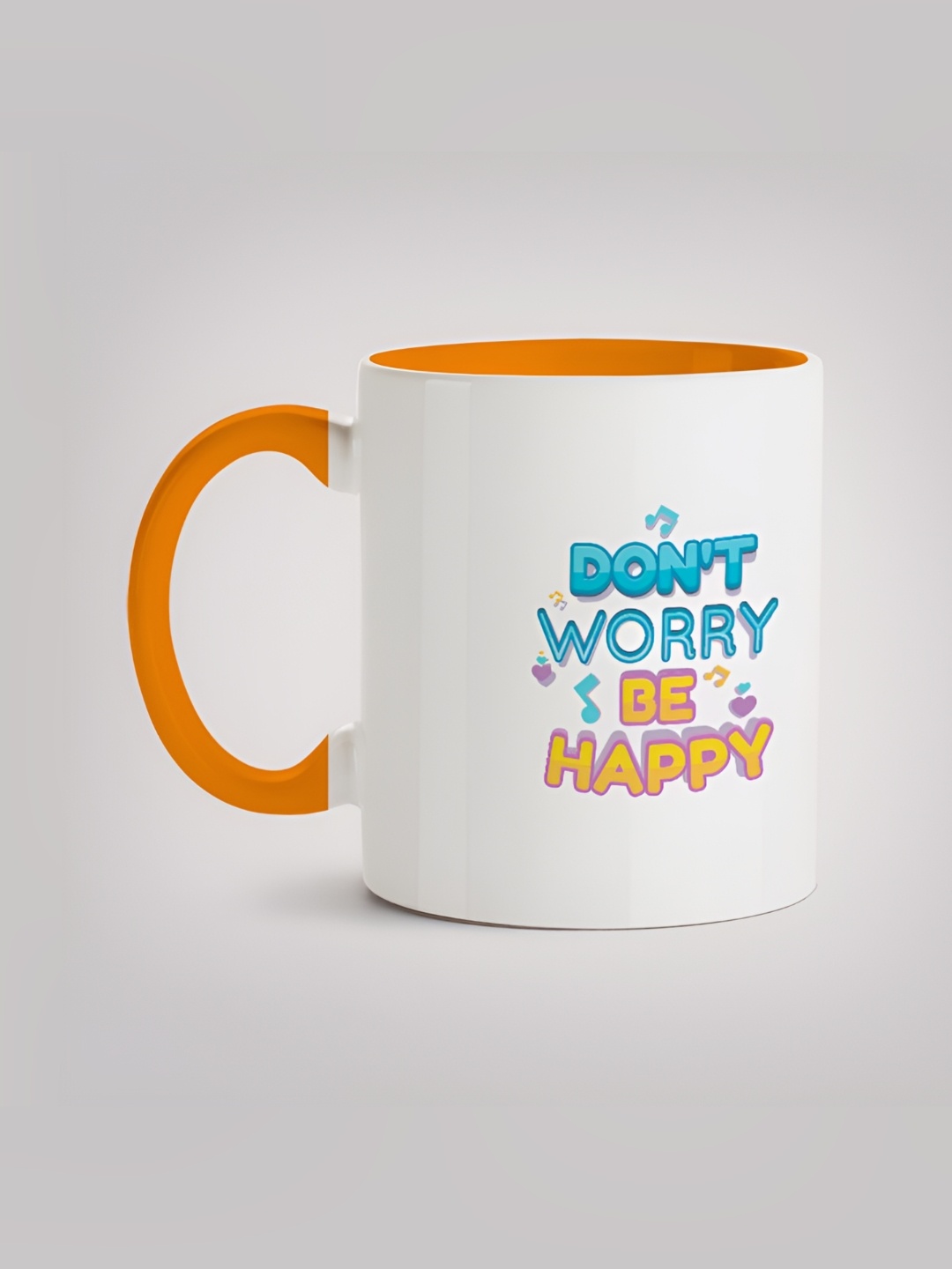 

MOTIVATE BOX White & Pink Printed Glossy Ceramic Mugs 330 ml
