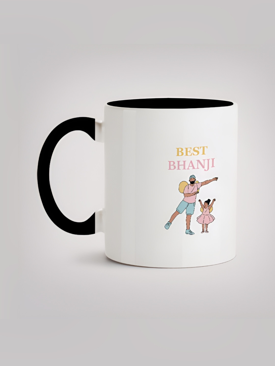 

MOTIVATE BOX White & Black Printed Ceramic Glossy Mug 330ml