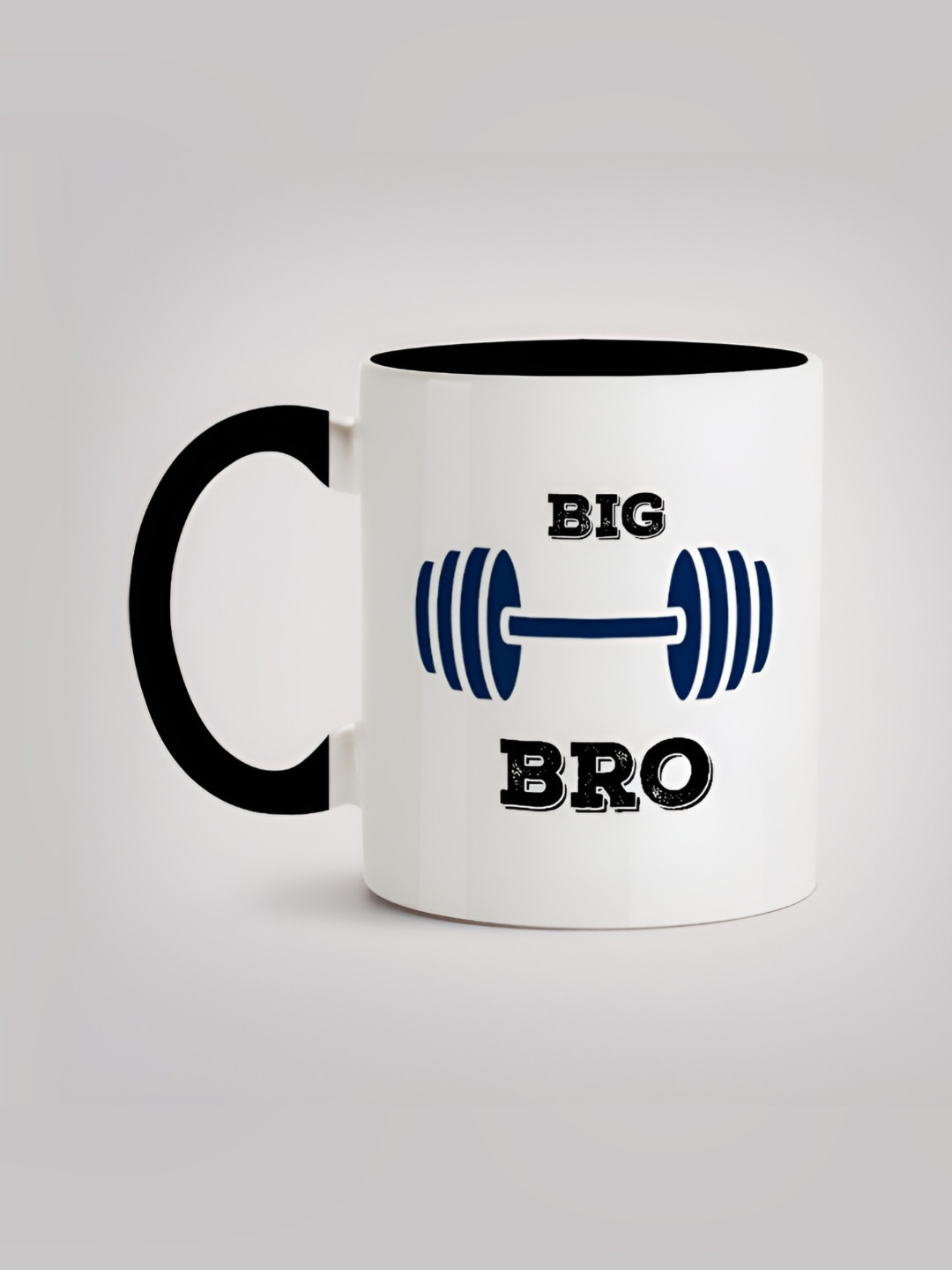 

MOTIVATE BOX White & Black Printed Glossy Ceramic Mugs 330 ml