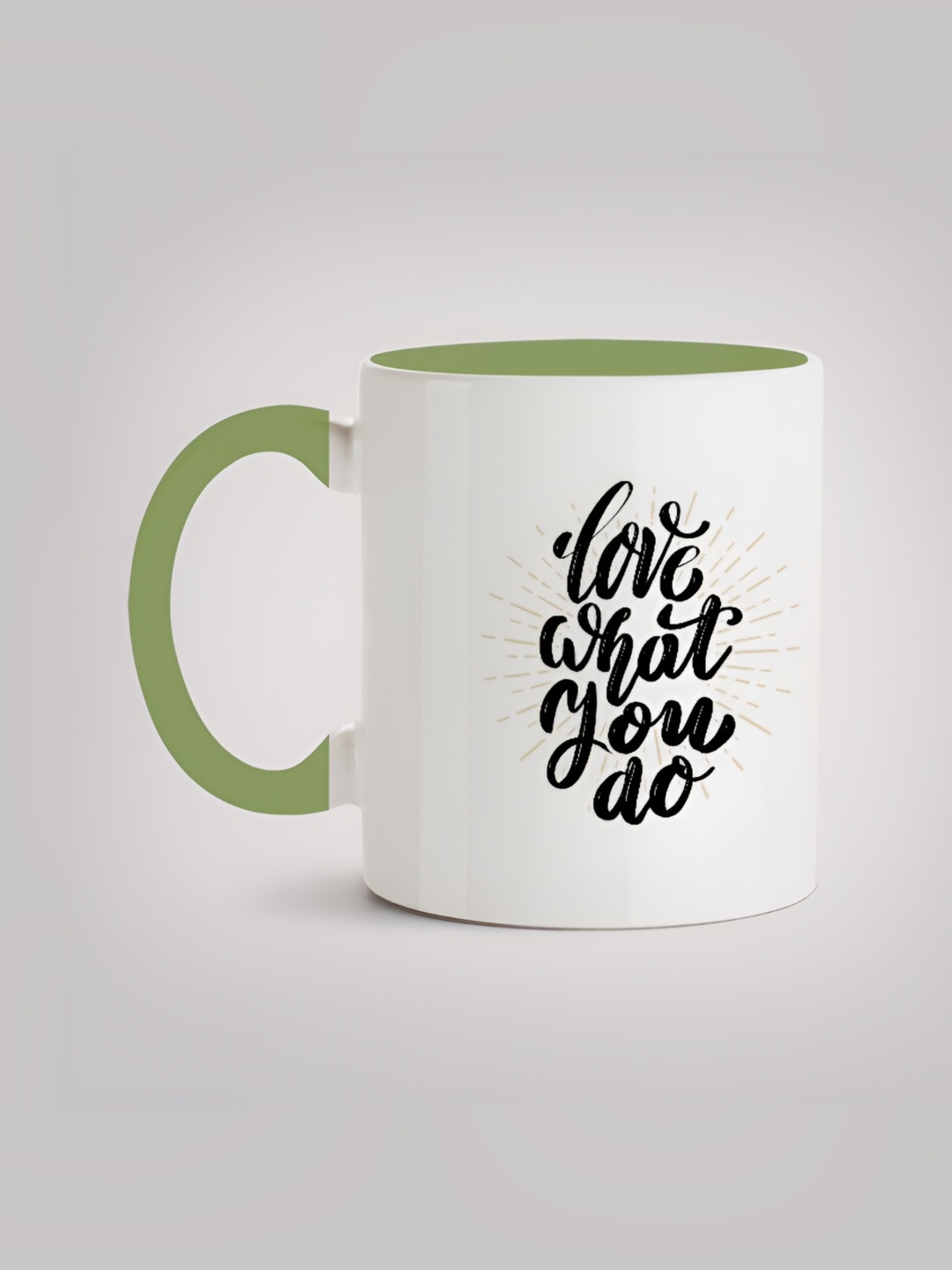 

MOTIVATE BOX White & Black Typography Printed Microwave Safe Ceramic Mug 330 ml