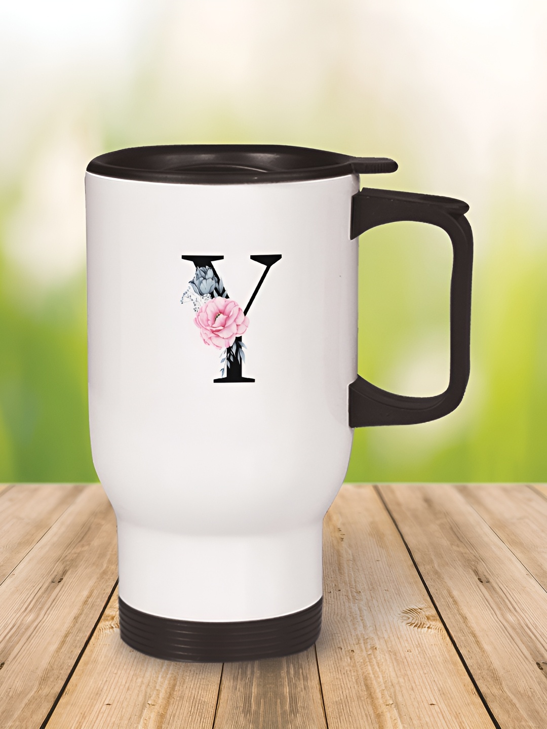 

MOTIVATE BOX White & Black Printed Glossy Mug 450ml