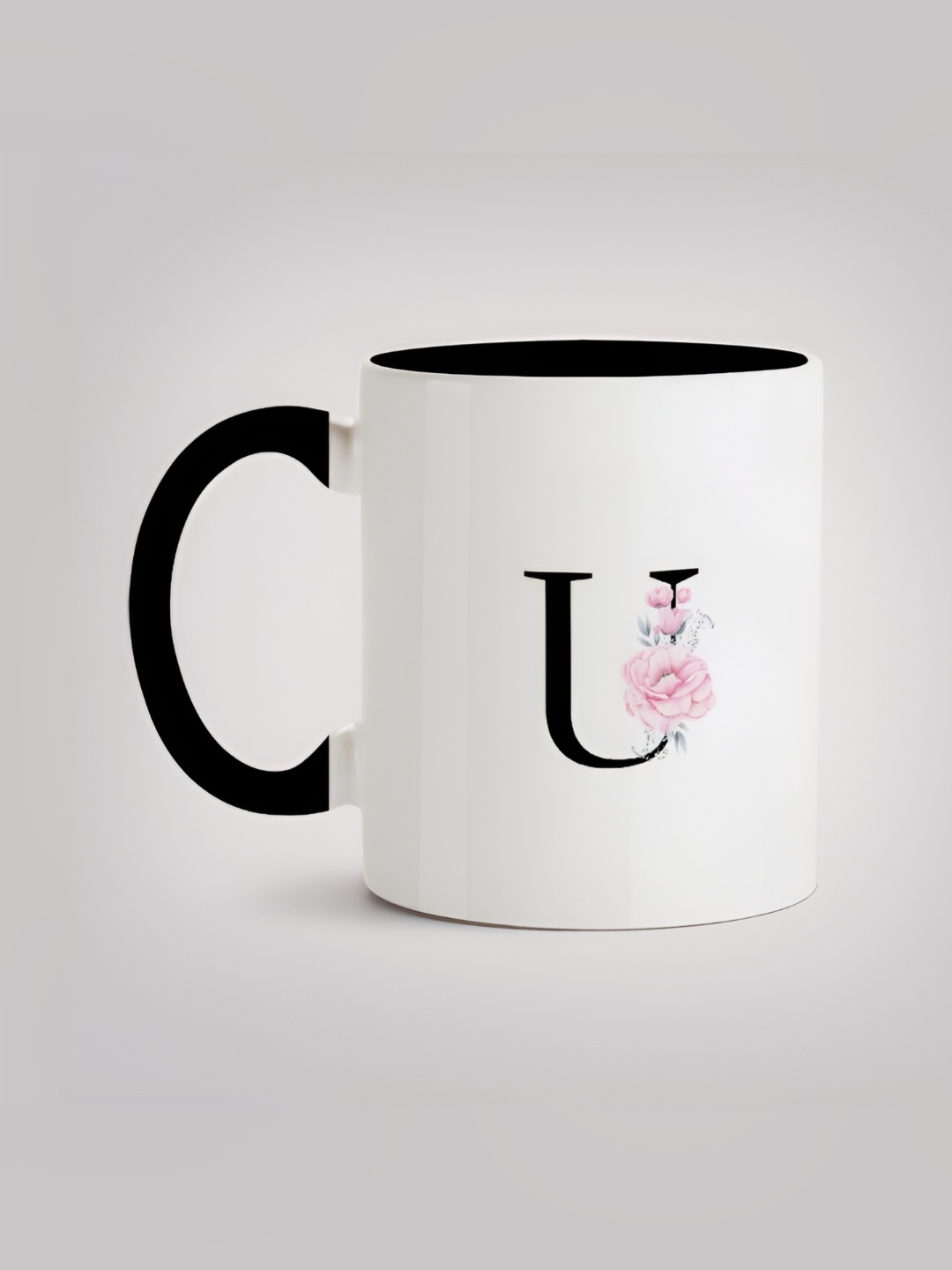 

MOTIVATE BOX White & Black Printed Ceramic Glossy Mug 330 ml