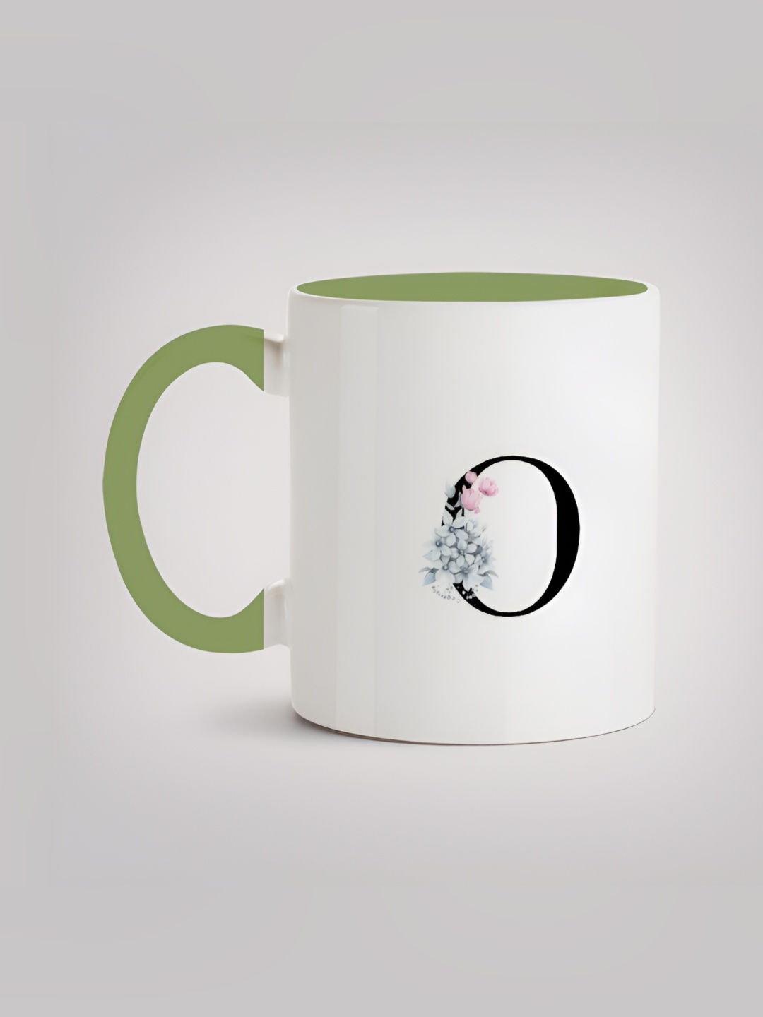 

MOTIVATE BOX White & Green Printed Ceramic Mug 330 ml