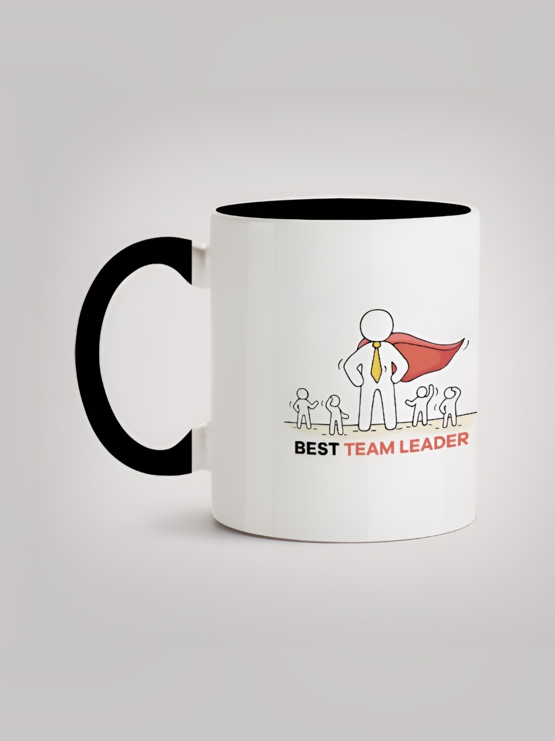 

MOTIVATE BOX White & Black Printed Ceramic Glossy Mug 330ml
