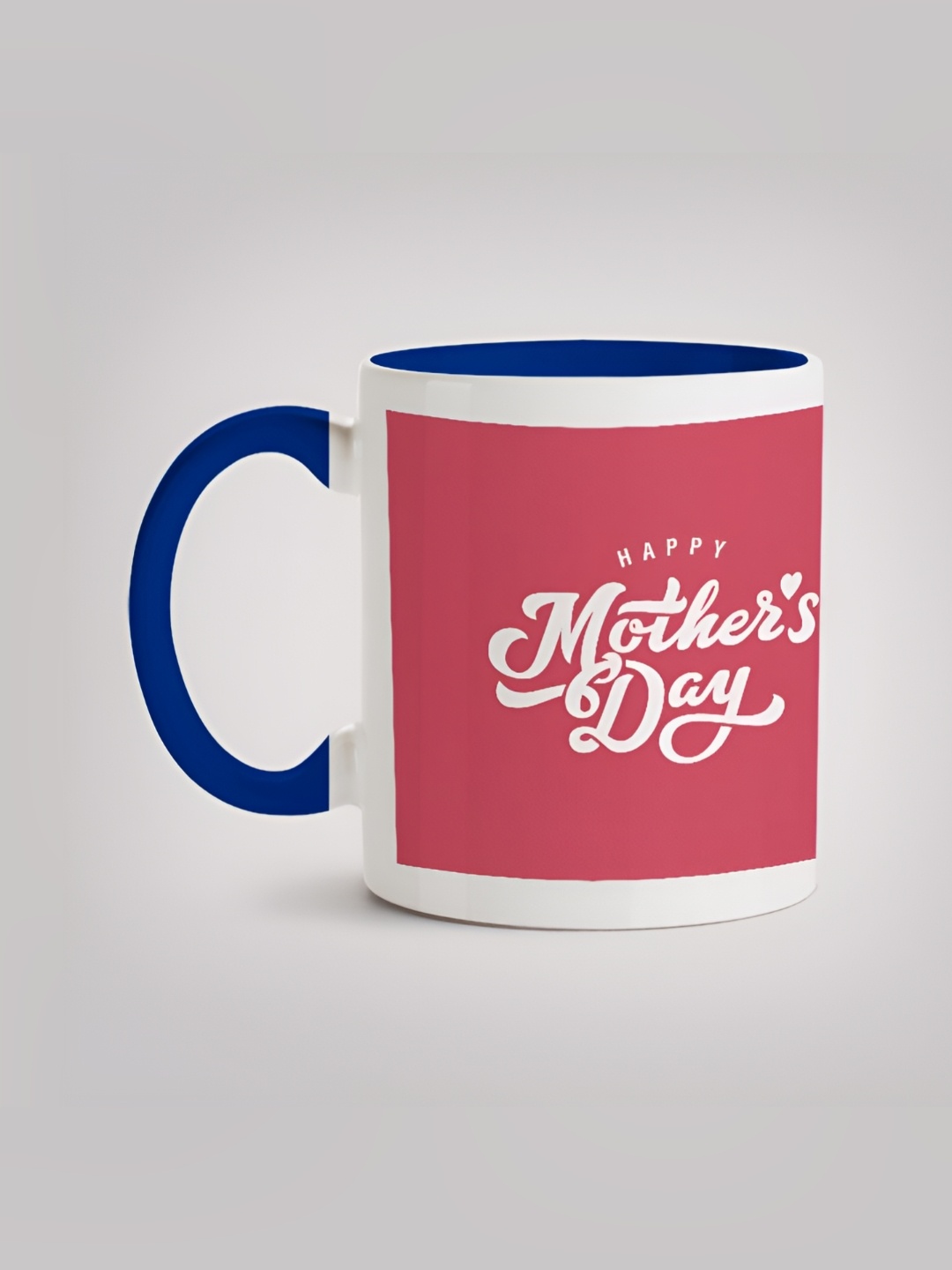 

MOTIVATE BOX Pink & White Printed Glossy Ceramic Mugs 330 ml
