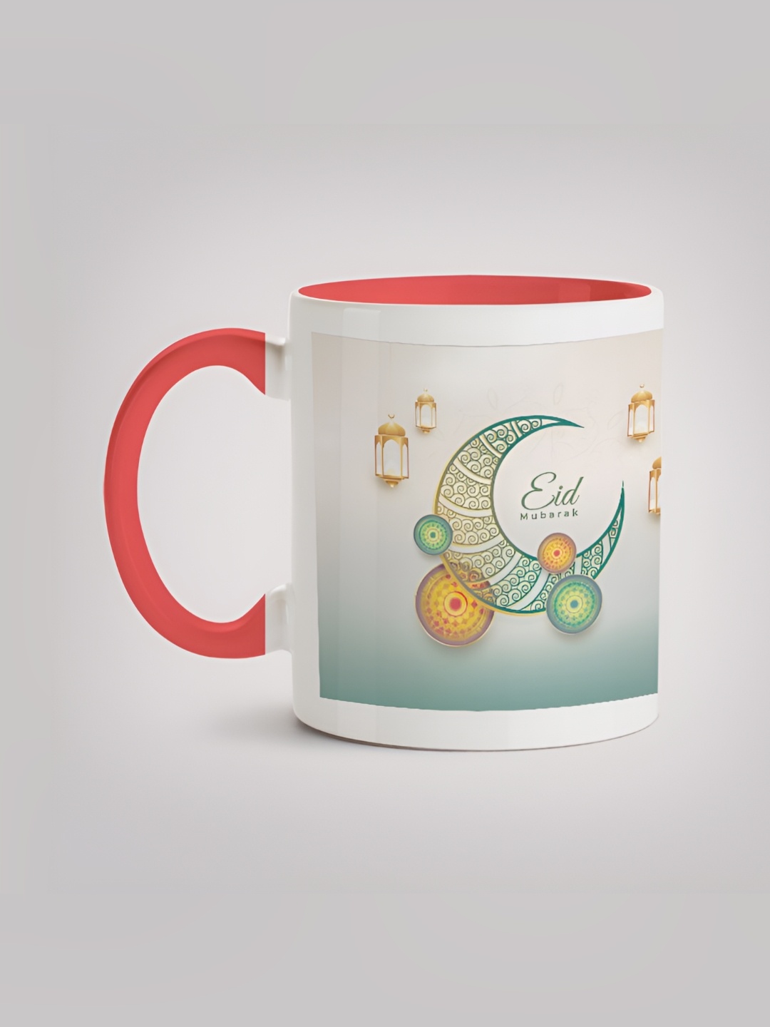 

MOTIVATE BOX White & Red Printed Ceramic Glossy Mug 330ml