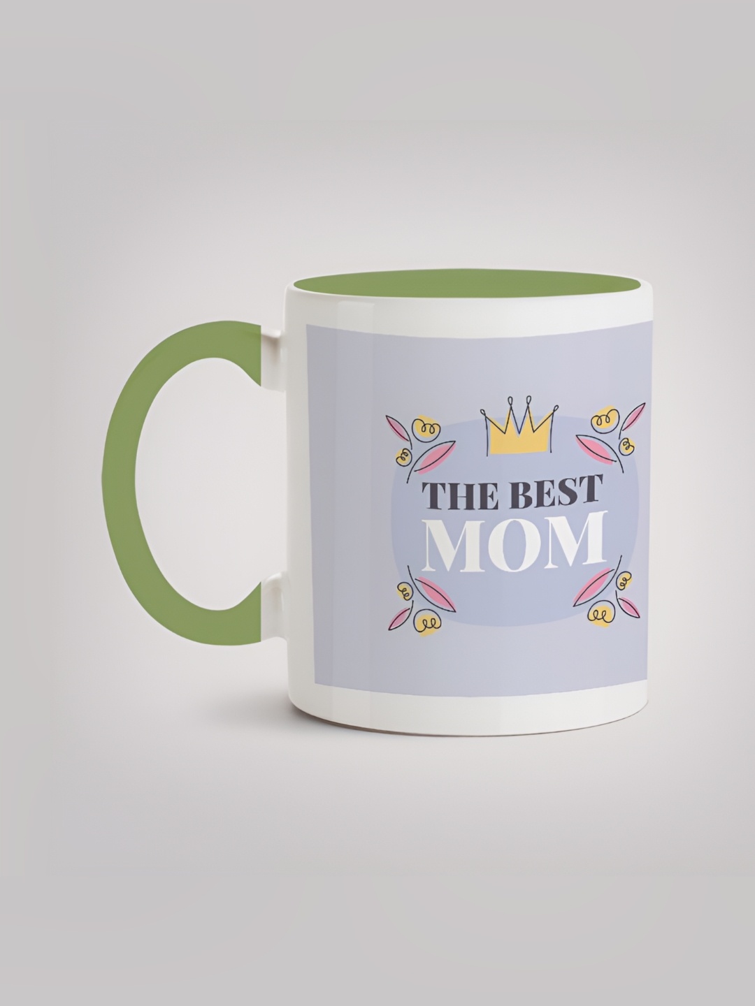

MOTIVATE BOX White & Purple Typography Printed Microwave Safe Ceramic Mug 330 ml