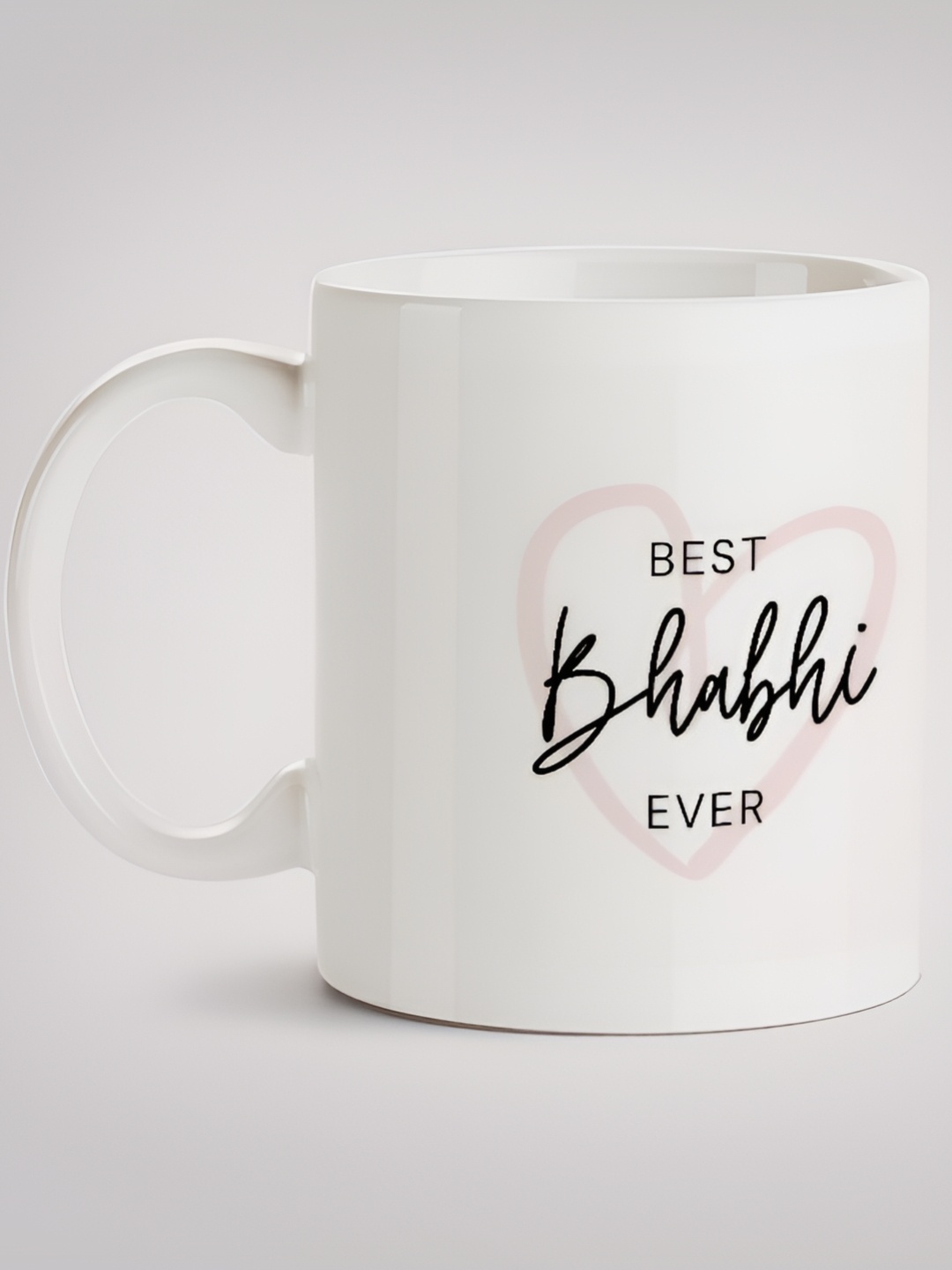 

MOTIVATE BOX White & Black Printed Glossy Ceramic Mugs 330 ml