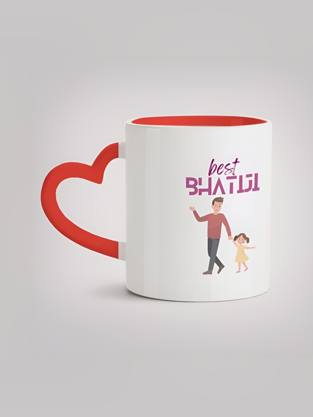 

MOTIVATE BOX White & Pink Printed Microwave Safe Ceramic Mug 330 ml