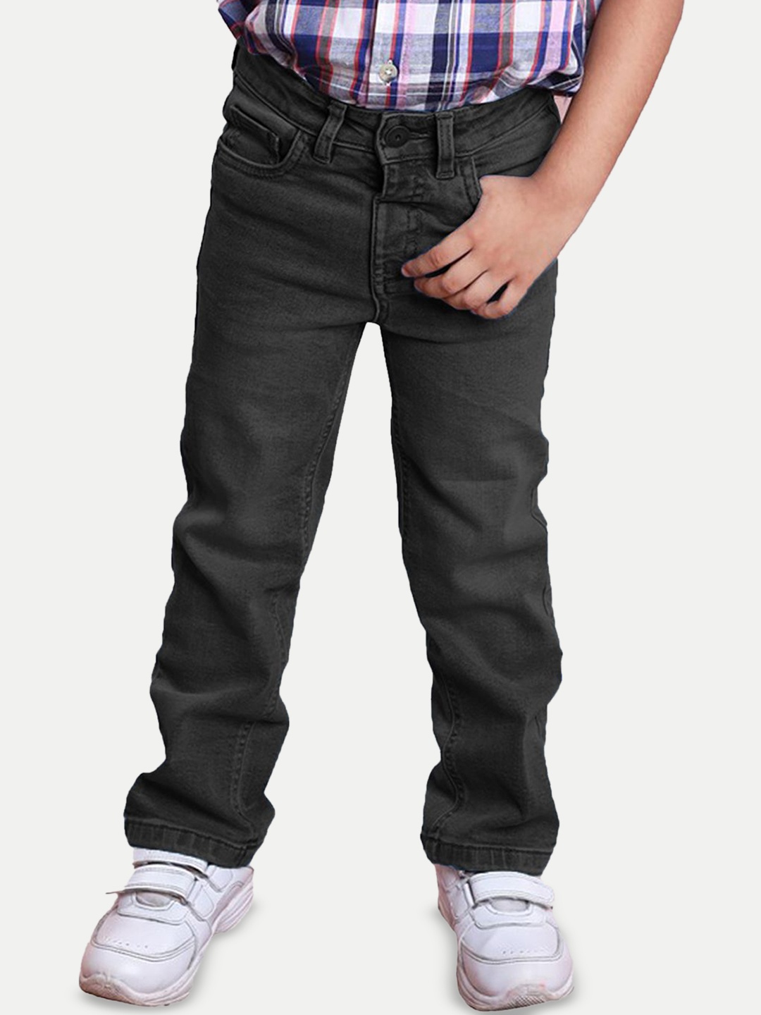 

BAESD Boys Jean Mid-Rise Jeans, Black