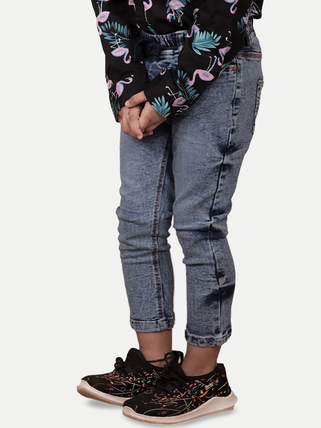 

BAESD Boys Jean Mid Rise Heavy Fade Jeans, Blue