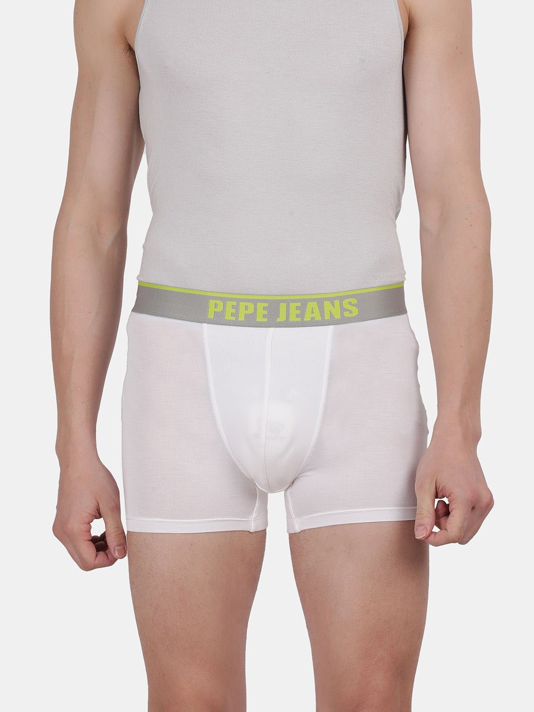 

Pepe Jeans Men White Modal TrunkPPT03-01N-WHT