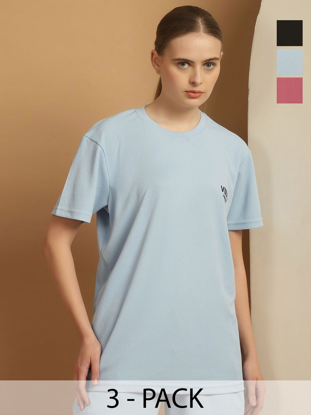

MACK JONNEY Women 3 Pockets T-shirt, Multi