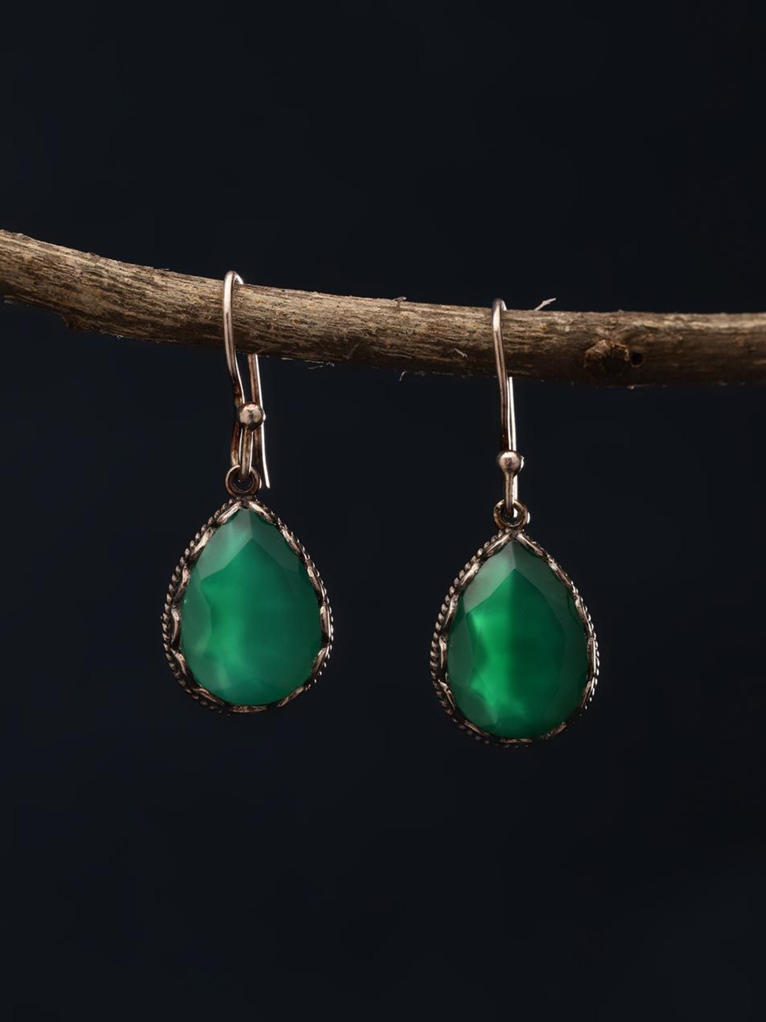 

Fabindia Contemporary Double Sided Drop Earrings, Silver