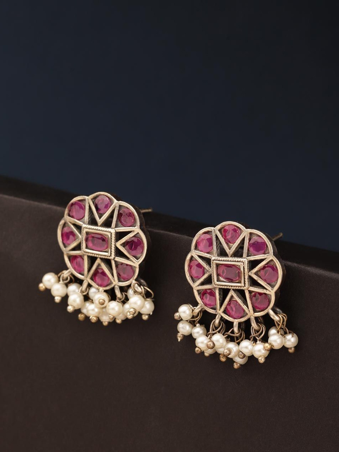 

Fabindia Contemporary Drop Earrings, Silver