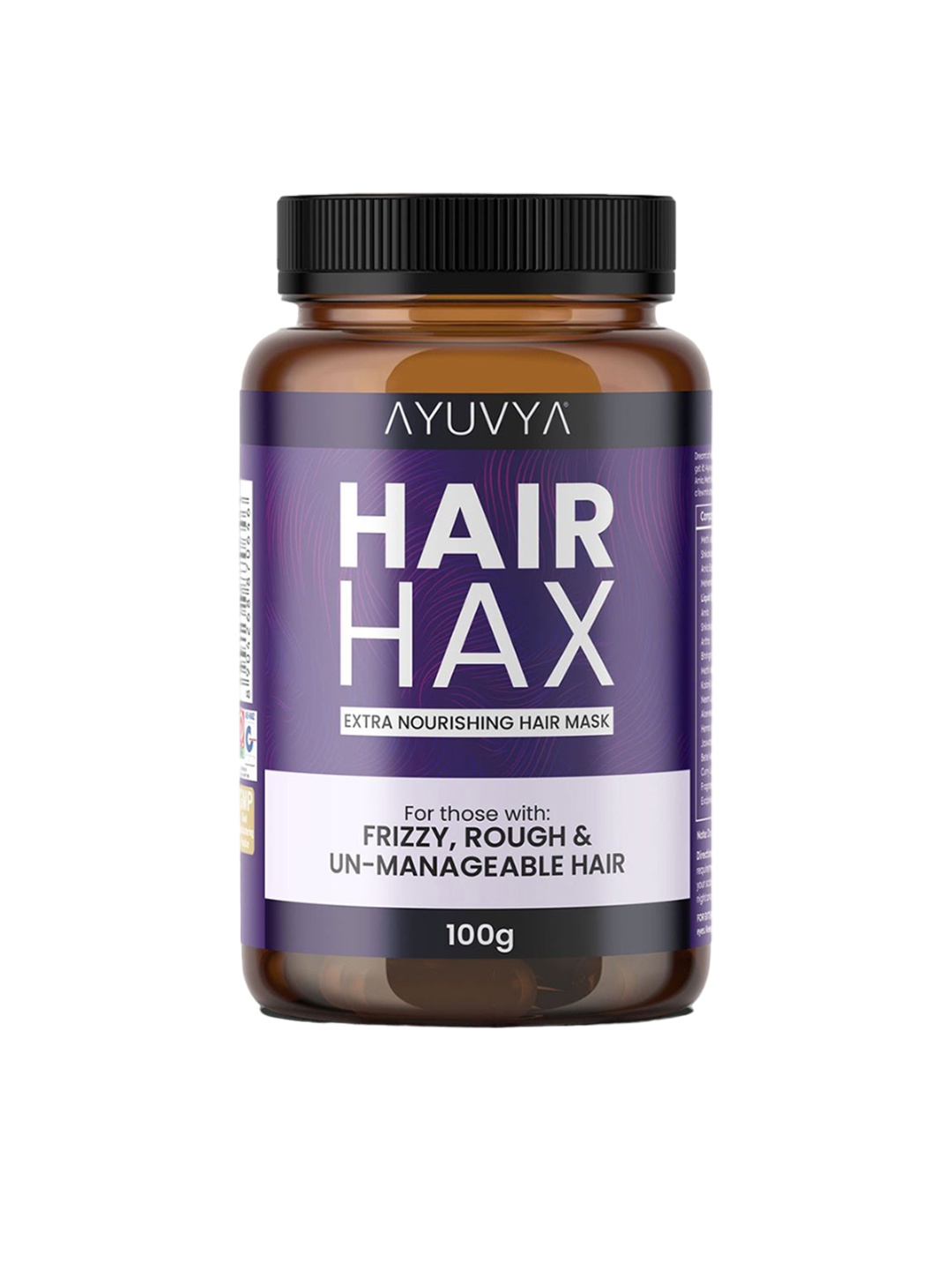 

Ayuvya Hair Hax For Damaged Hair Enriched With Aloe Vera-100g, White