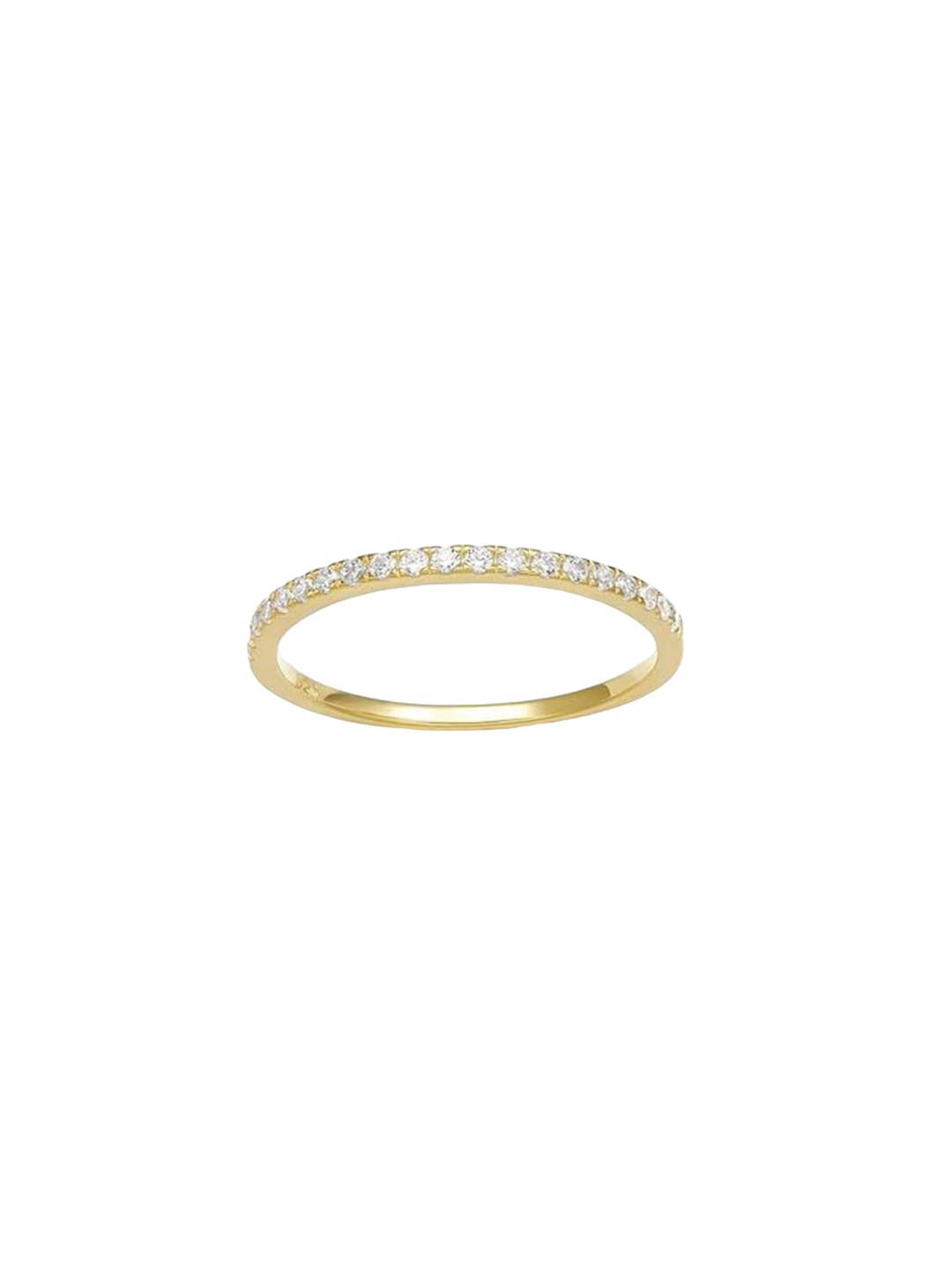 

BRD Jewelry 925 Sterling Silver 18K Gold Plated Cubic Zirconia Finger Ring