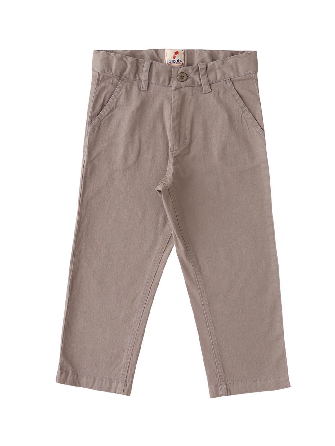

JusCubs Boys Mid Rise Regular Fit Trousers, Beige