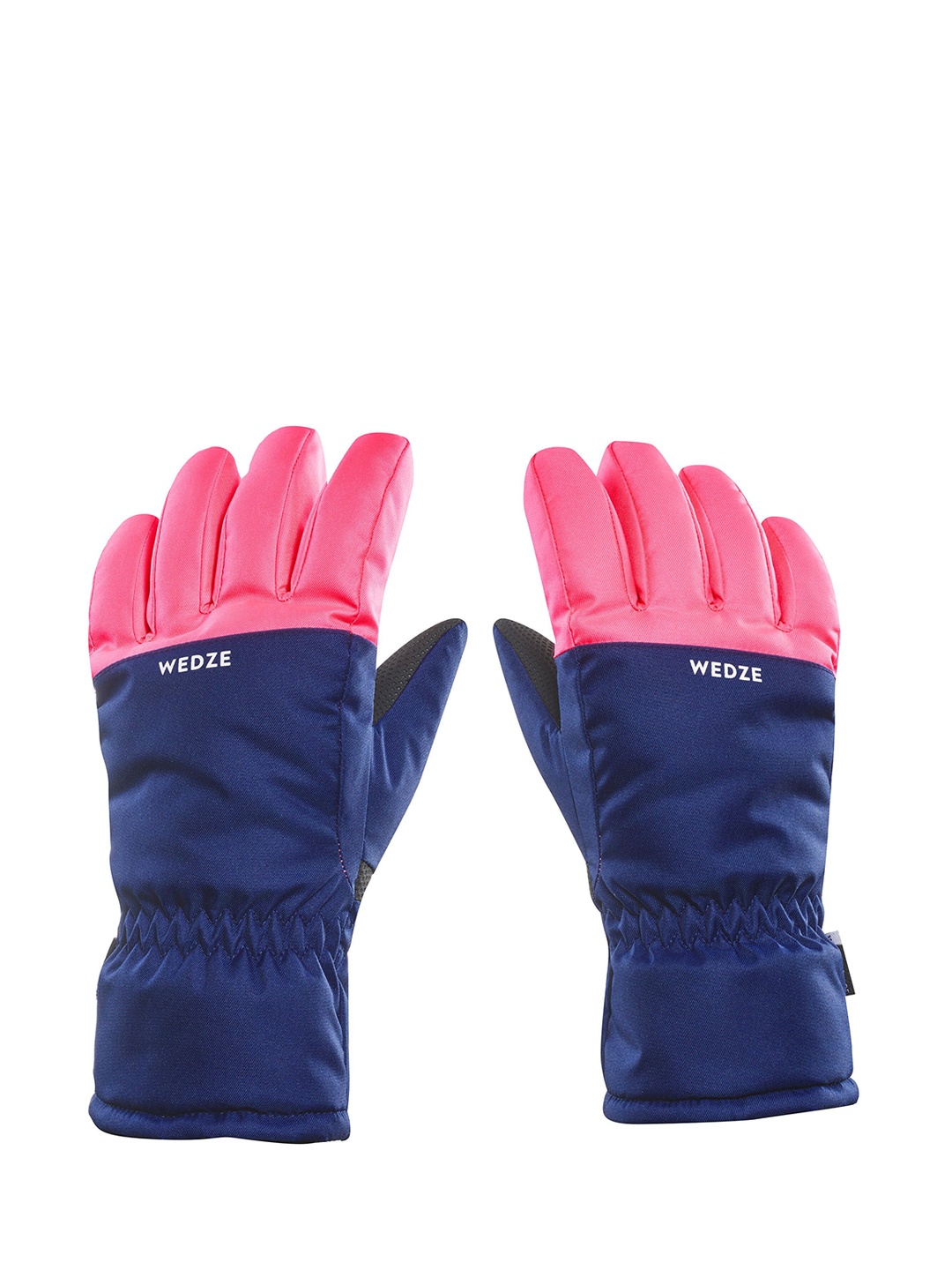 

WEDZE By Decathlon Boys Colourblocked Riding Gloves, Blue