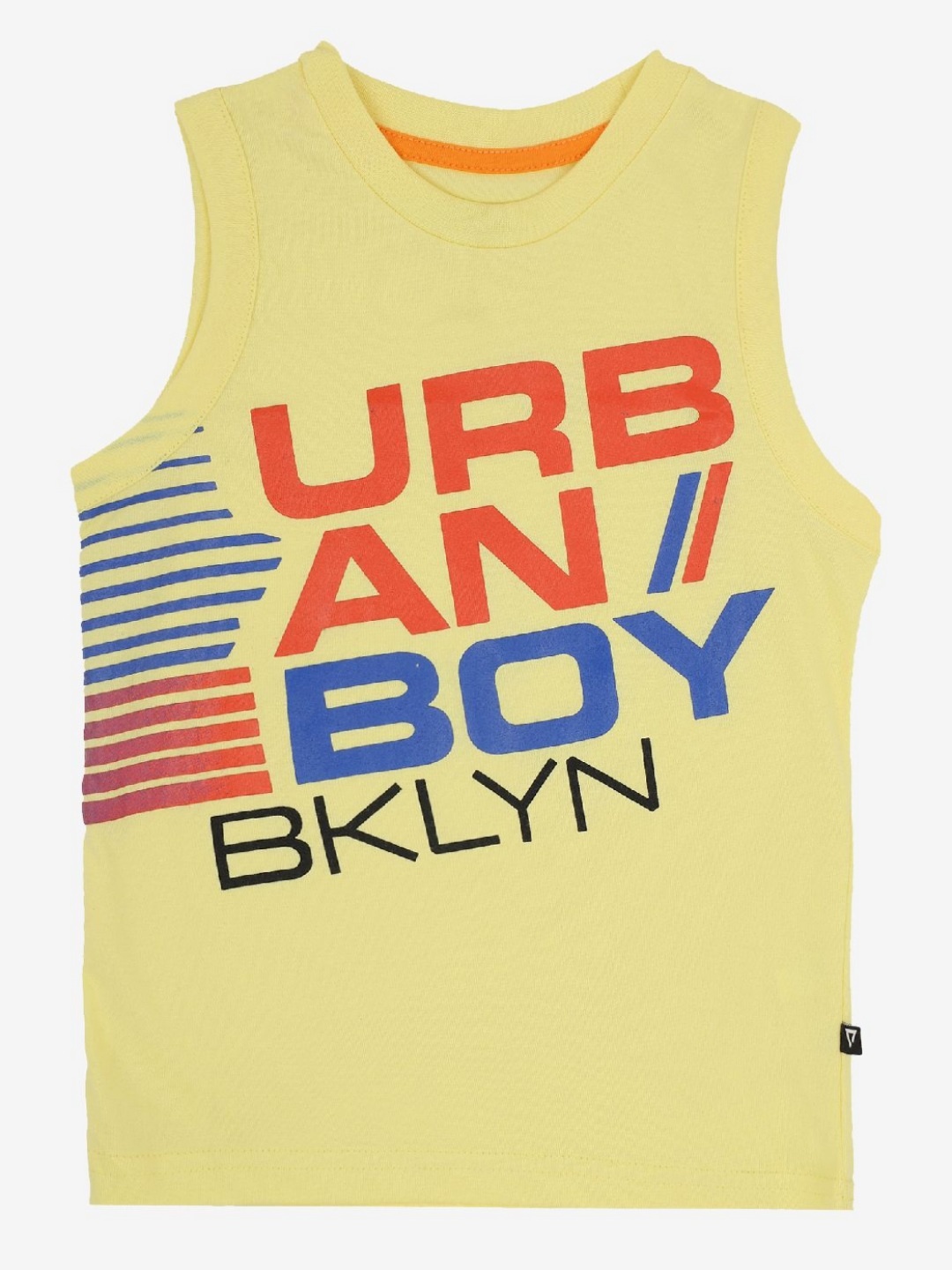 

Bodycare Boys Pack Of 2 Printed Round Neck Cotton Tshirts, Yellow