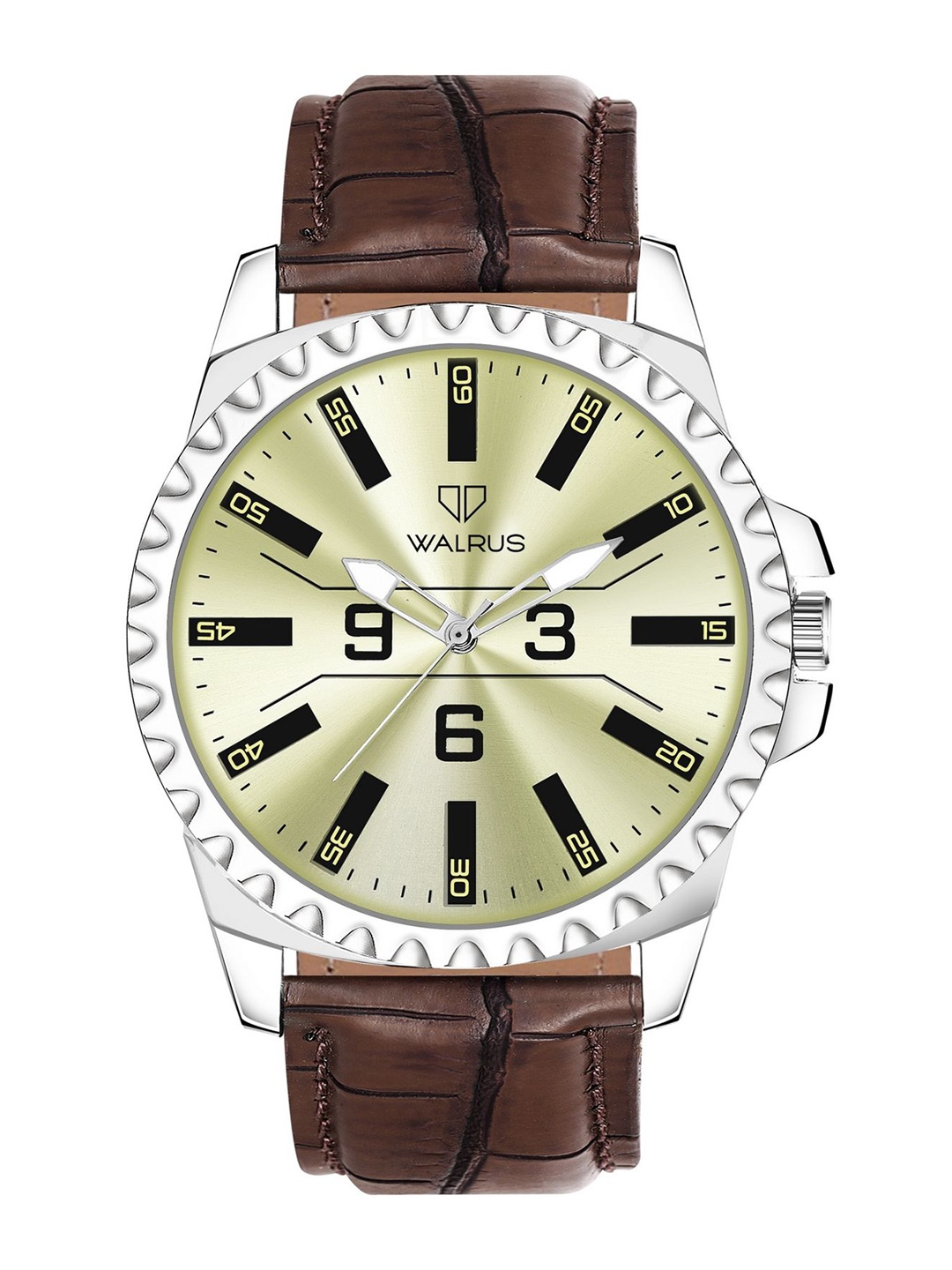 

Walrus Men Brass Embellished Dial & Straps Analogue Watch WWTM-URBAN-III-180907, Green