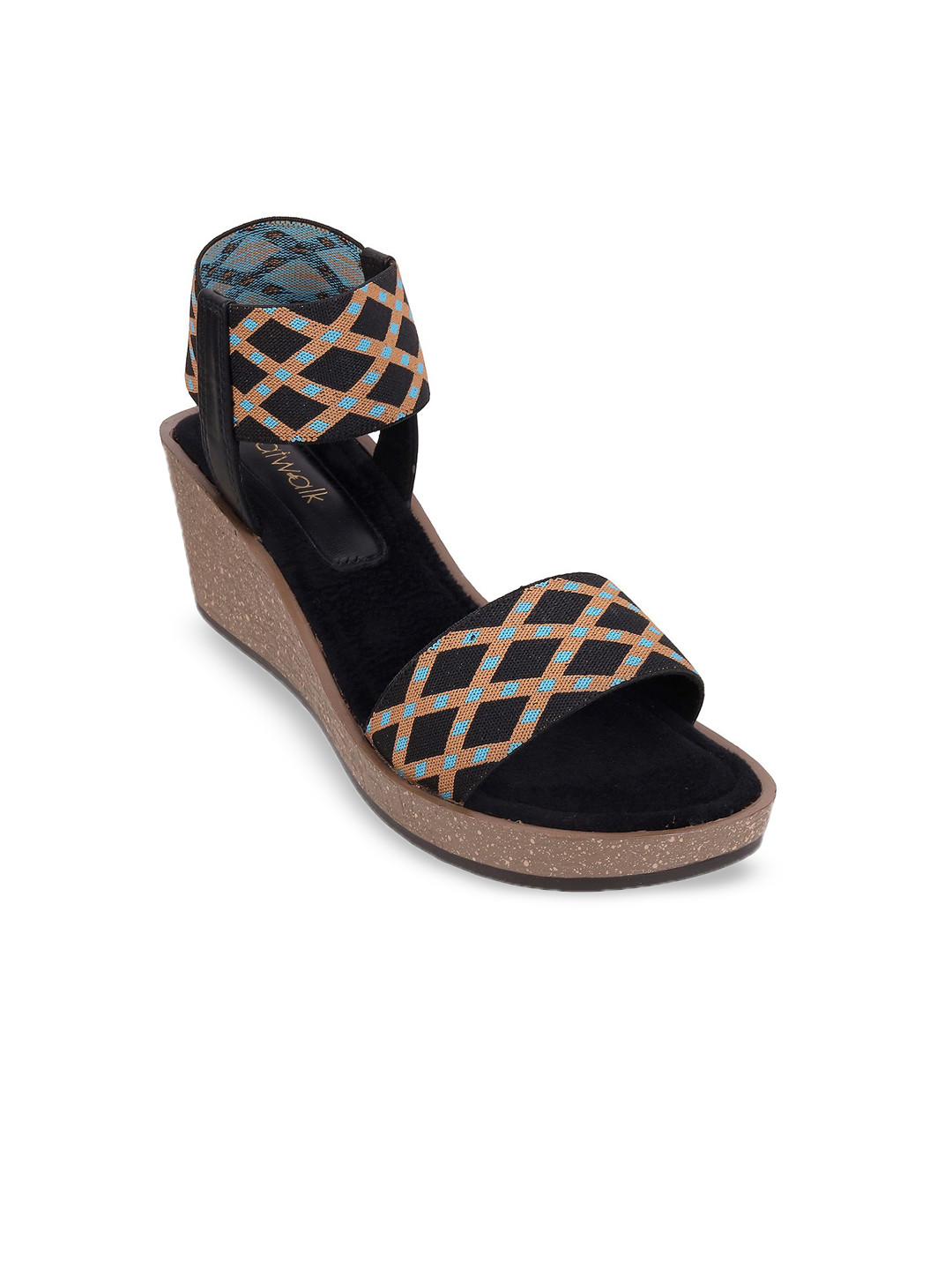 

Catwalk Wedge Heel Sandals, Black