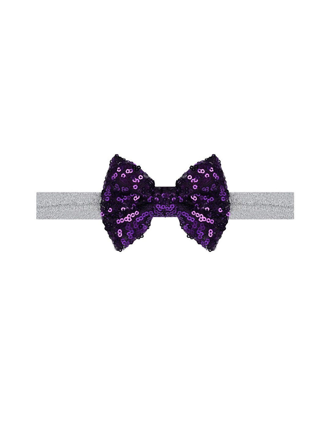 

Aye Candy Girls Glittery Small Bow Chill Wrap Headband, Purple