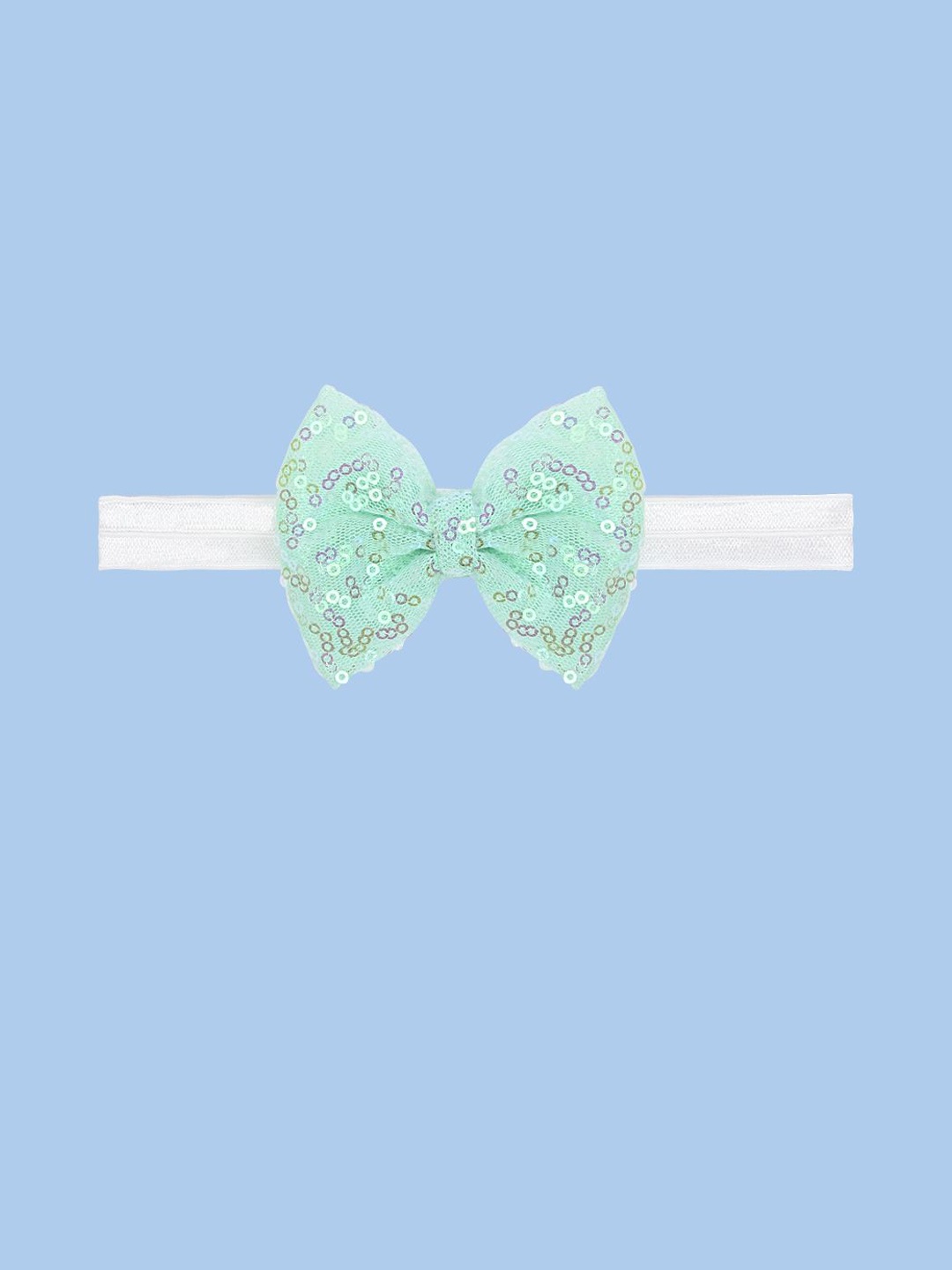 

Aye Candy Girls Chill Wrap Bow Headband, Sea green