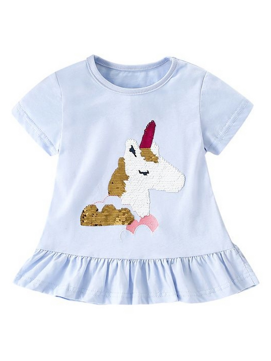

StyleCast x Revolte Girls Printed T-shirt, Blue