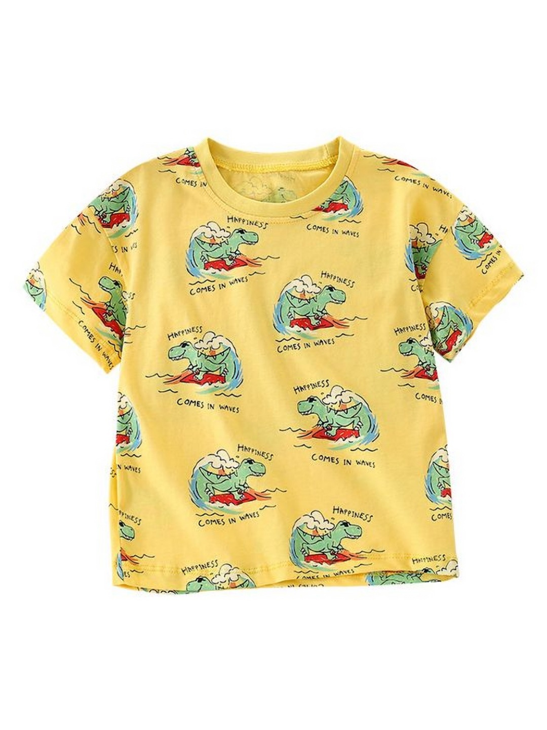 

StyleCast x Revolte Boys Printed Applique T-shirt, Yellow