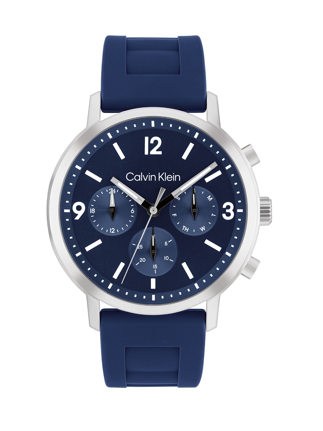 

Calvin Klein Men Regular Straps Analogue Chronograph Watch 25200460, Blue