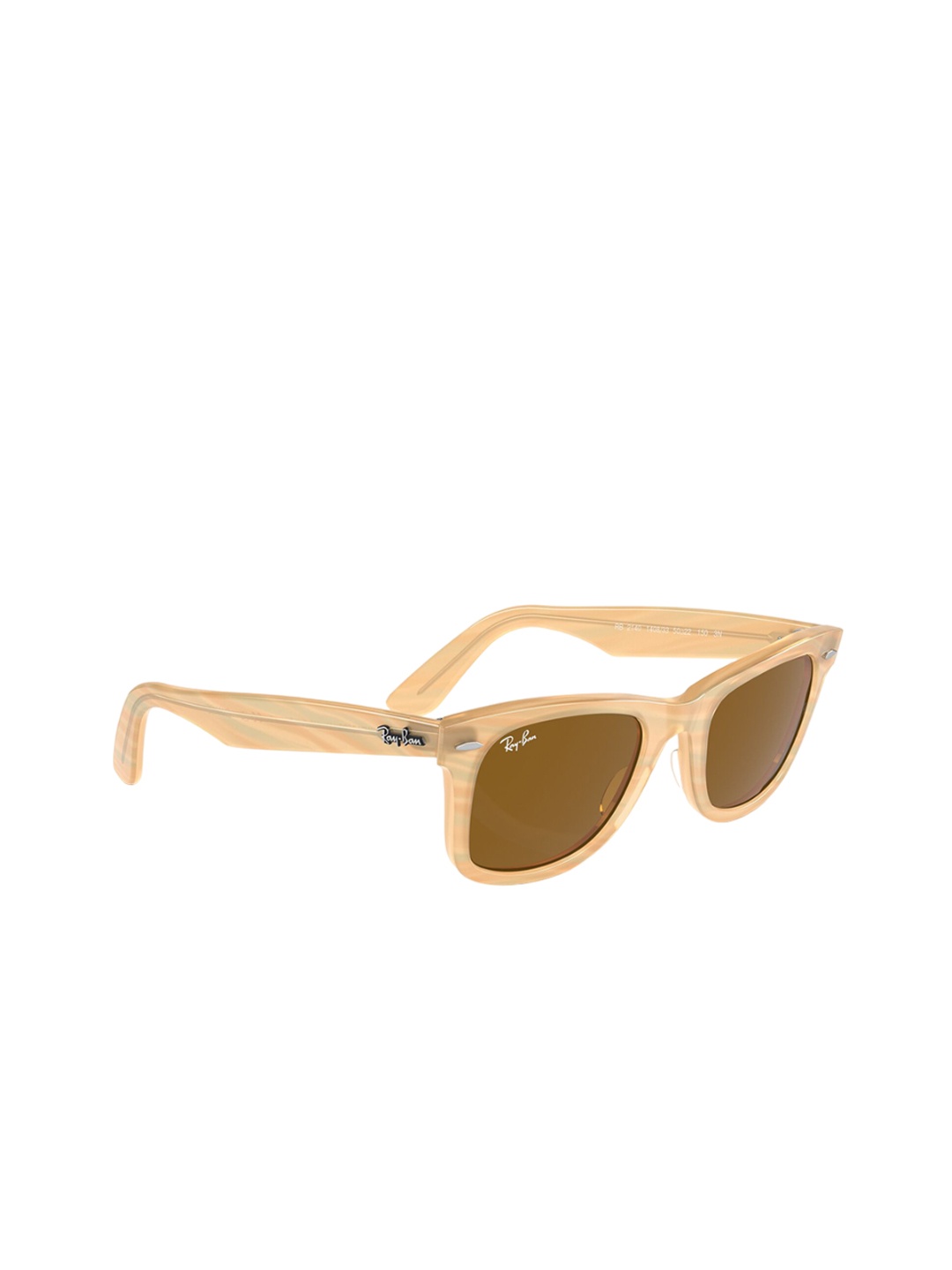 

Ray-Ban Unisex UV Protected Brown Lens Square Sunglasses - 0RB214014083350